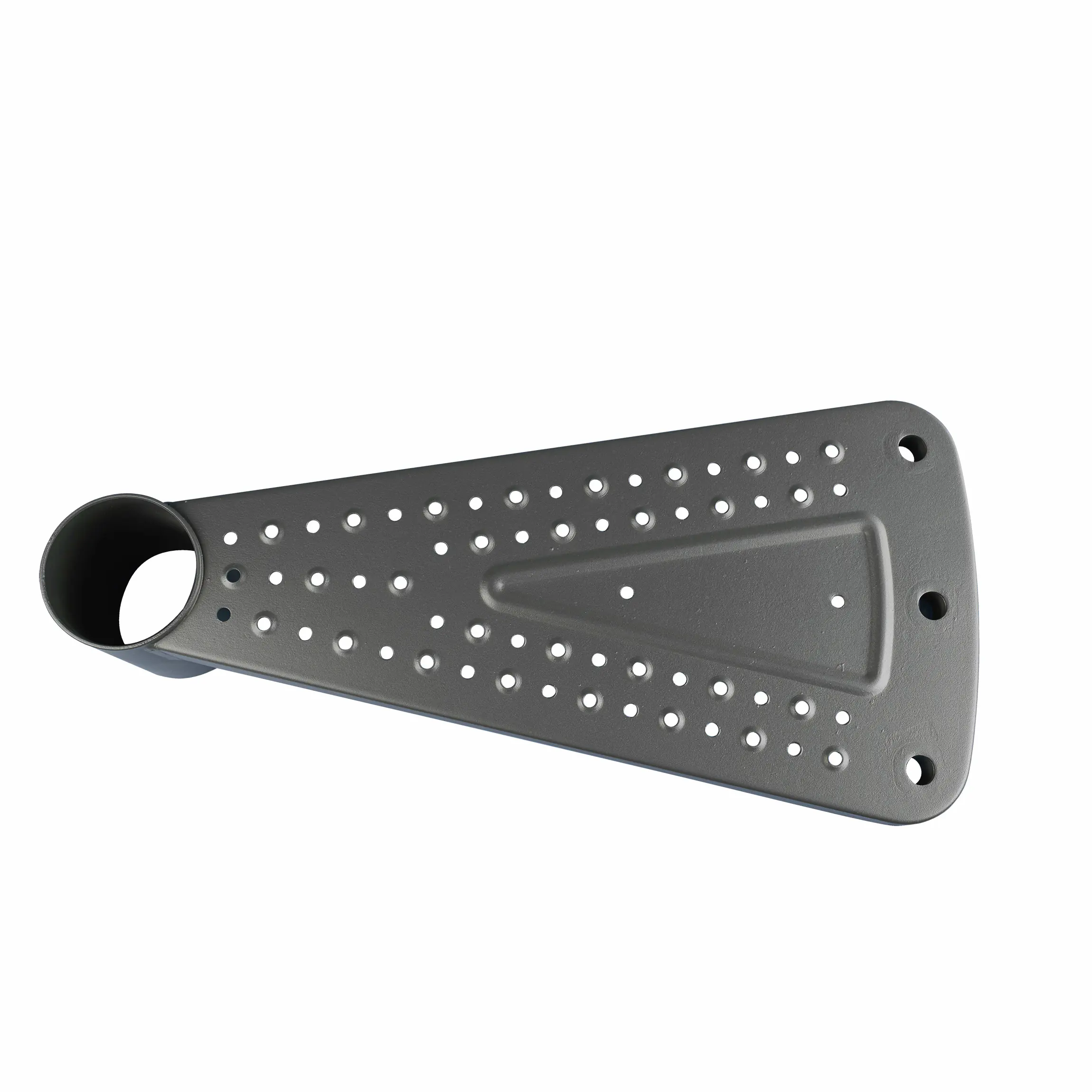 Dolle Außenspindeltreppe Gardenspin komplett 11 Stufen Ø 155 cm mit Metallstufen anthrazit