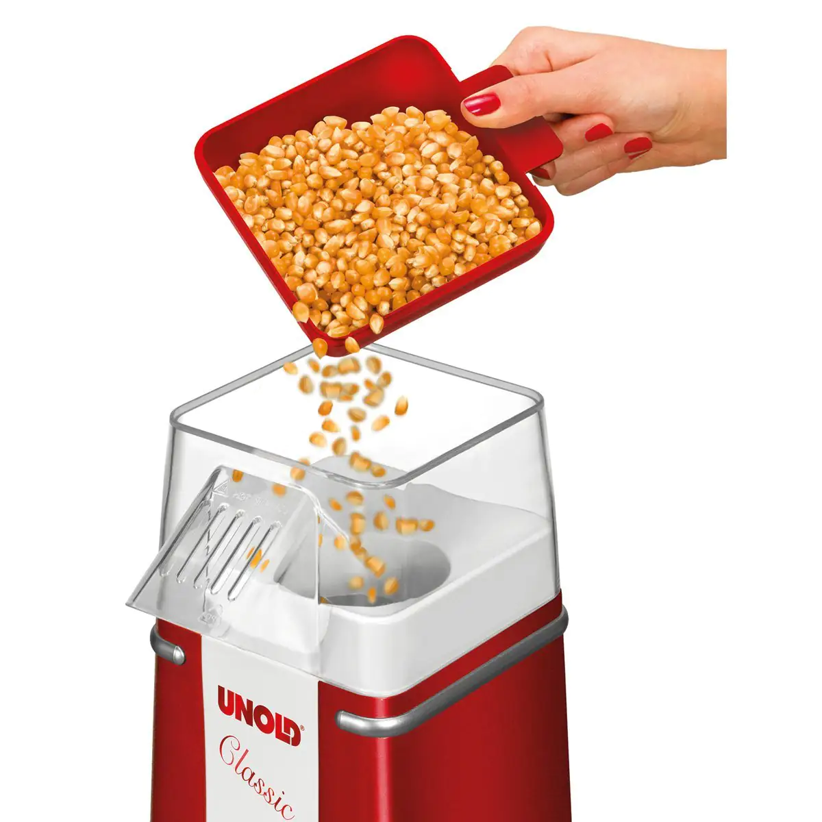 Unold Popcornmaker Classic 900 Watt, für 100 g Mais Unold Popcornmaker Classic 900 Watt, für 100 g Mais