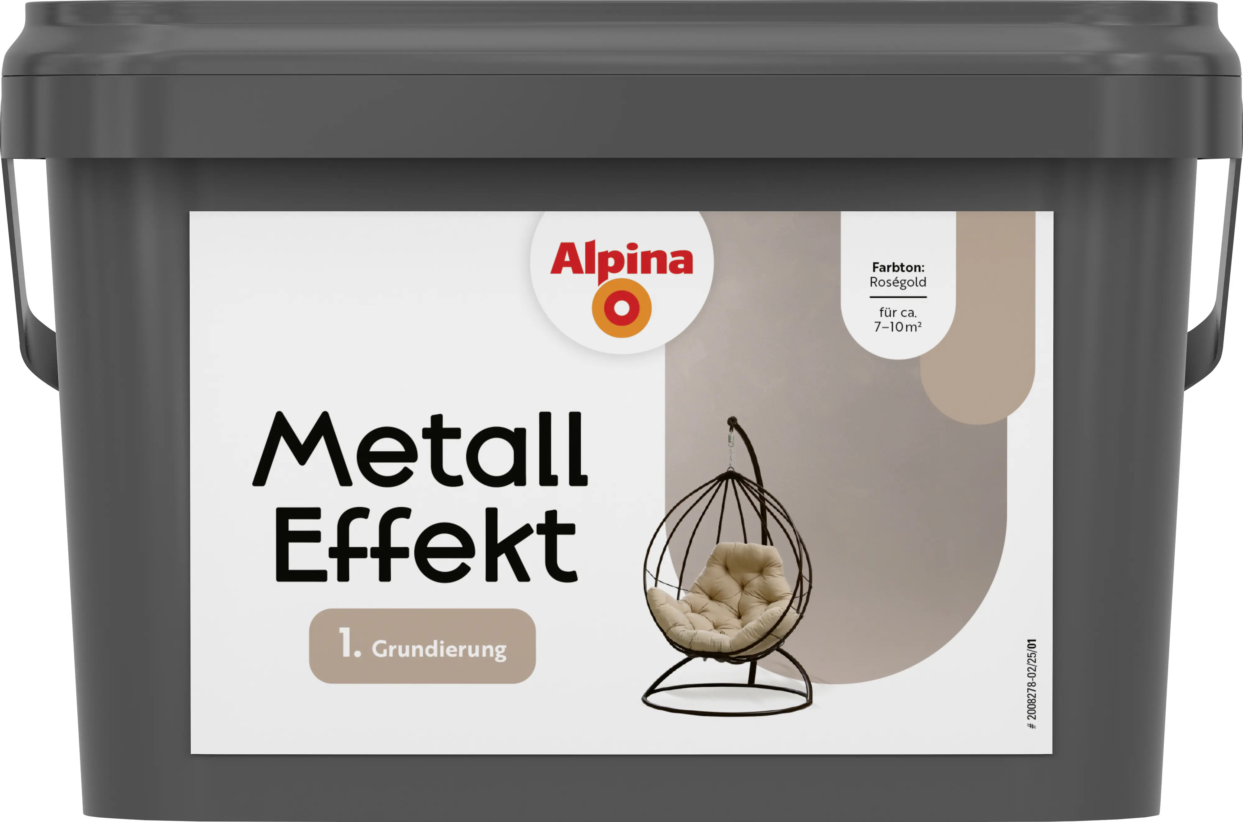 Alpina Grundierung für Effektfarben Metall roségold 2,5 L Alpina Grundierung für Effektfarben Metall roségold 2,5 L