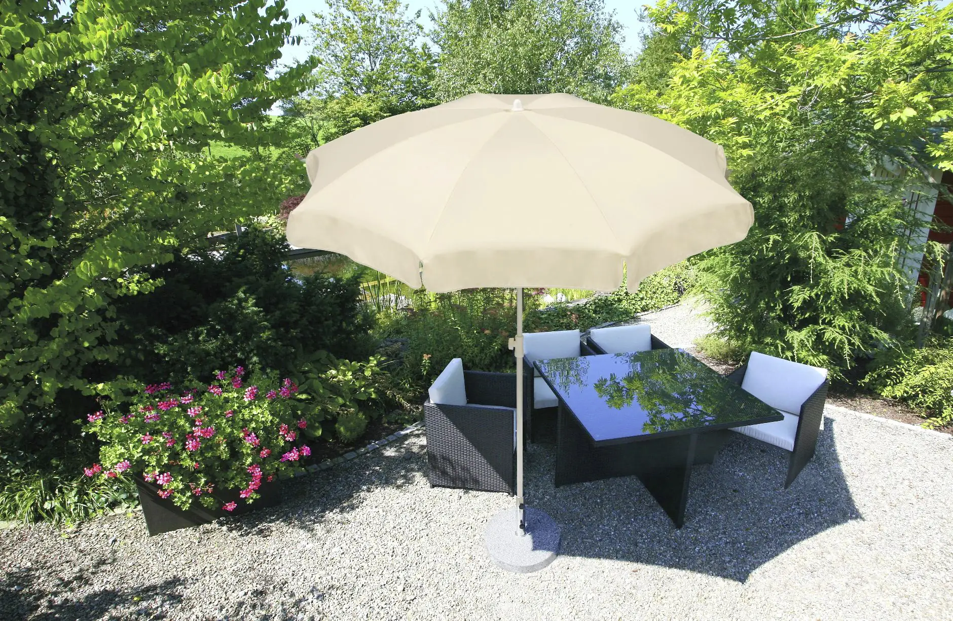 4000570681025_1329150 Schneider Sonnenschirm Ibiza natur Ø 240 cm