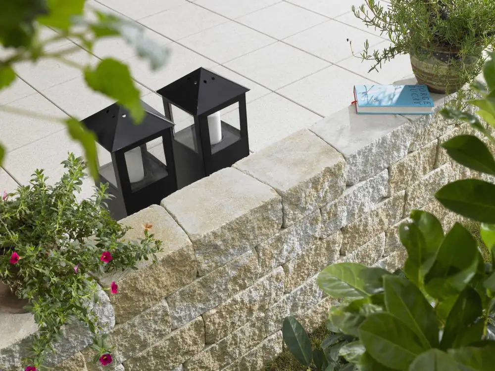 Kann Mauerstein Vigneto 24 x 18 x 12 cm sandsteingelb