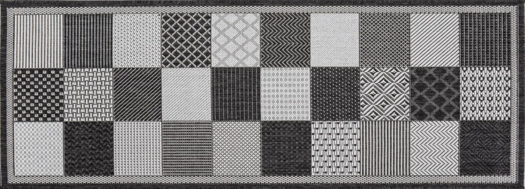 Andiamo Teppichläufer Arizona  anthrazit  50 x 150 cm