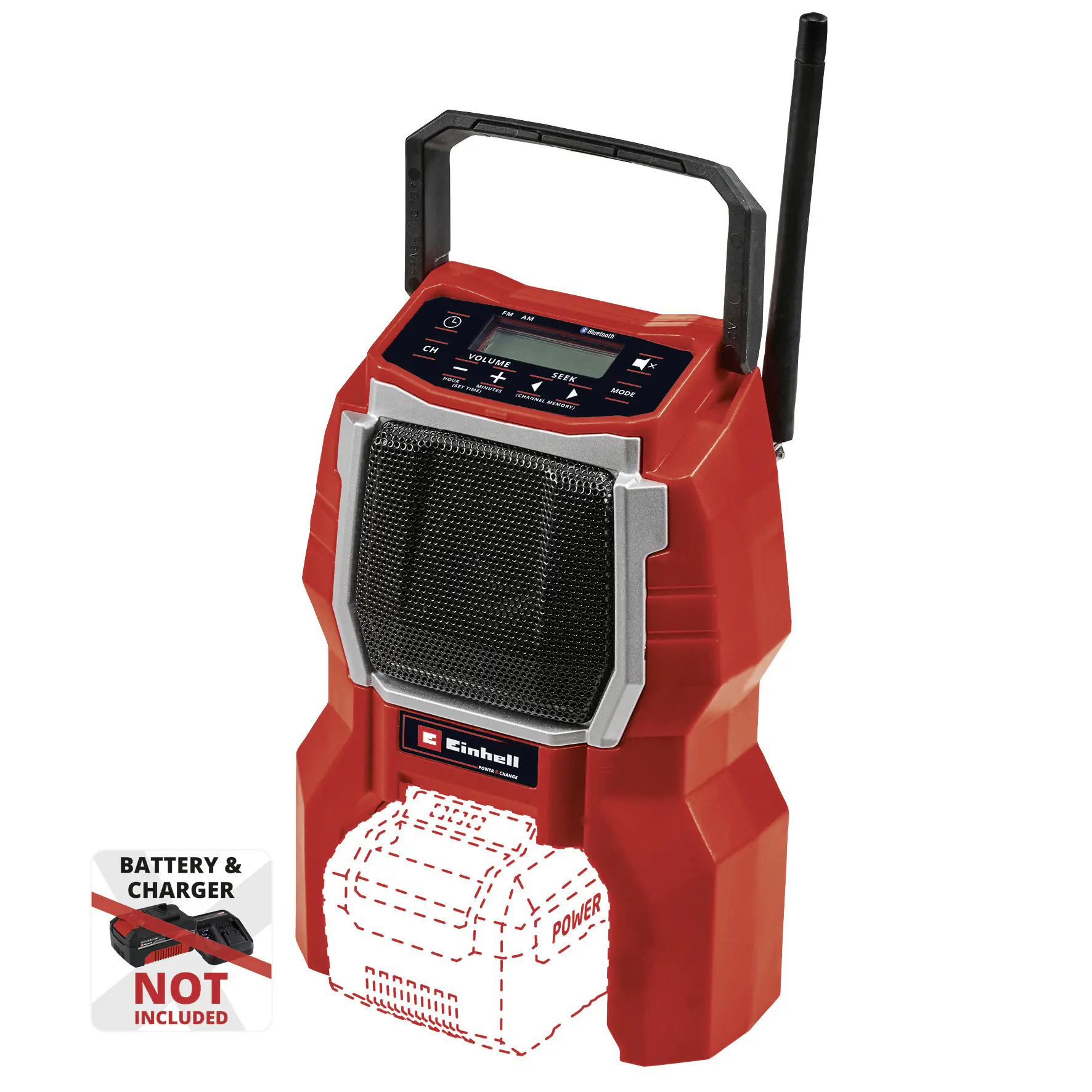 Einhell Classic Akku-Radio TC-RA 18 Li BT Solo 18 V Einhell Classic Akku-Radio TC-RA 18 Li BT Solo 18 V