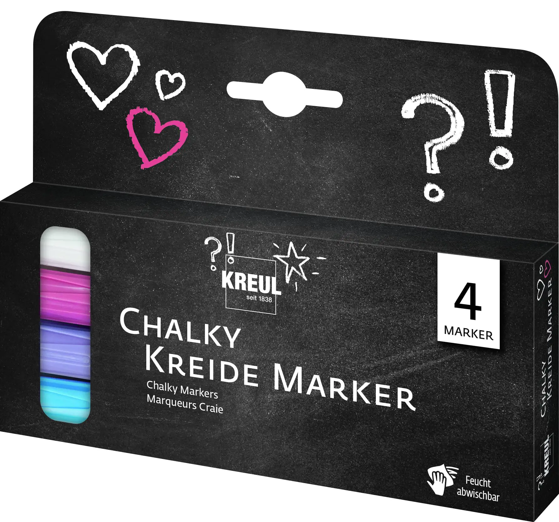 Kreul Chalky Kreidemarker 4er Set Kreul Chalky Kreidemarker 4er Set