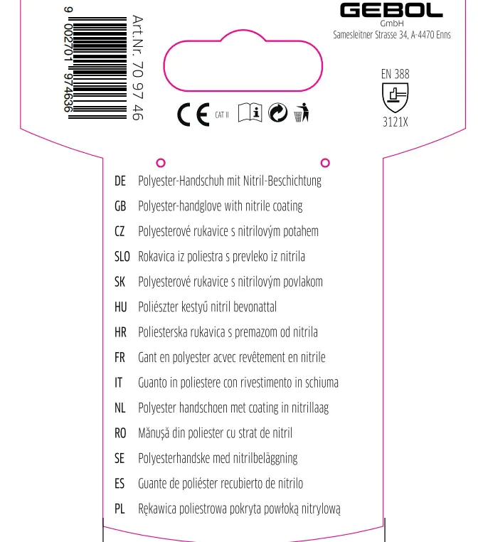 Handschuh Master Flex Eco Handschuh Master Flex Eco