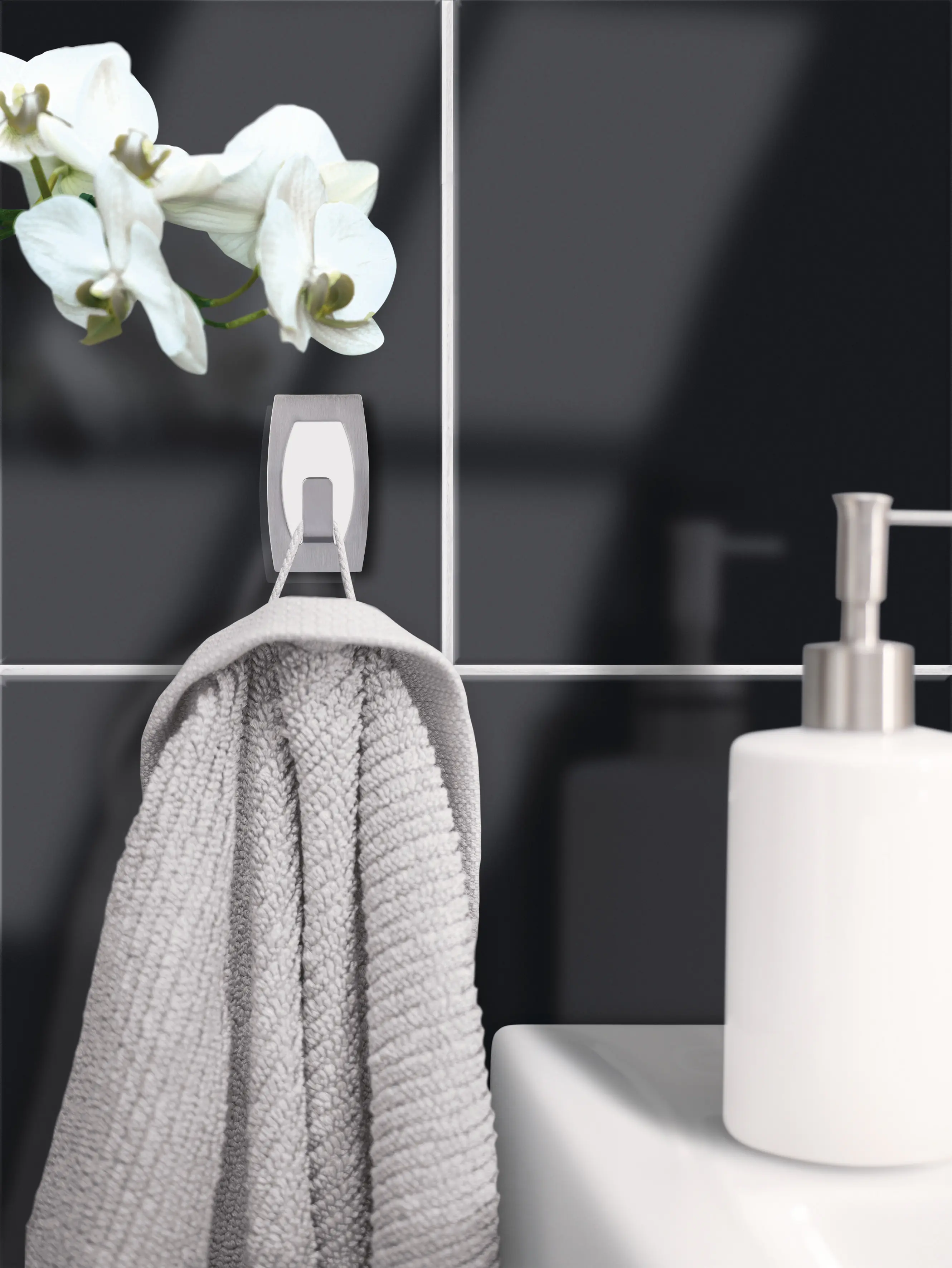 tesa Haken Powerstrip Small chrom tesa Haken Powerstrip Small chrom