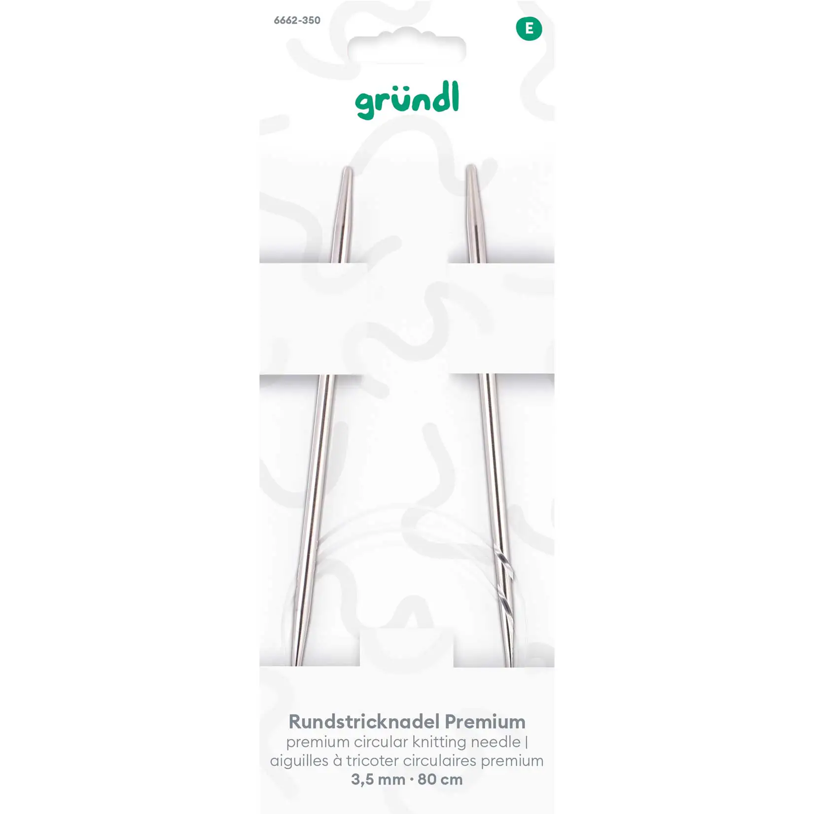 Gründl Rundstricknadel Premium Ø 3,5 mm x 80 cm