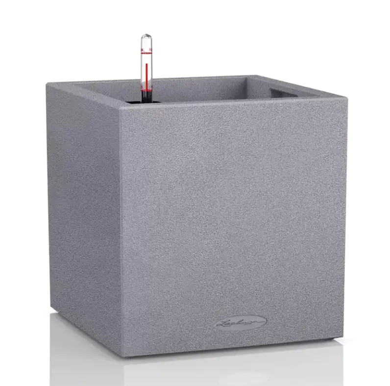 Lechuza Pflanzgefäß Canto Stone 30 low steingrau