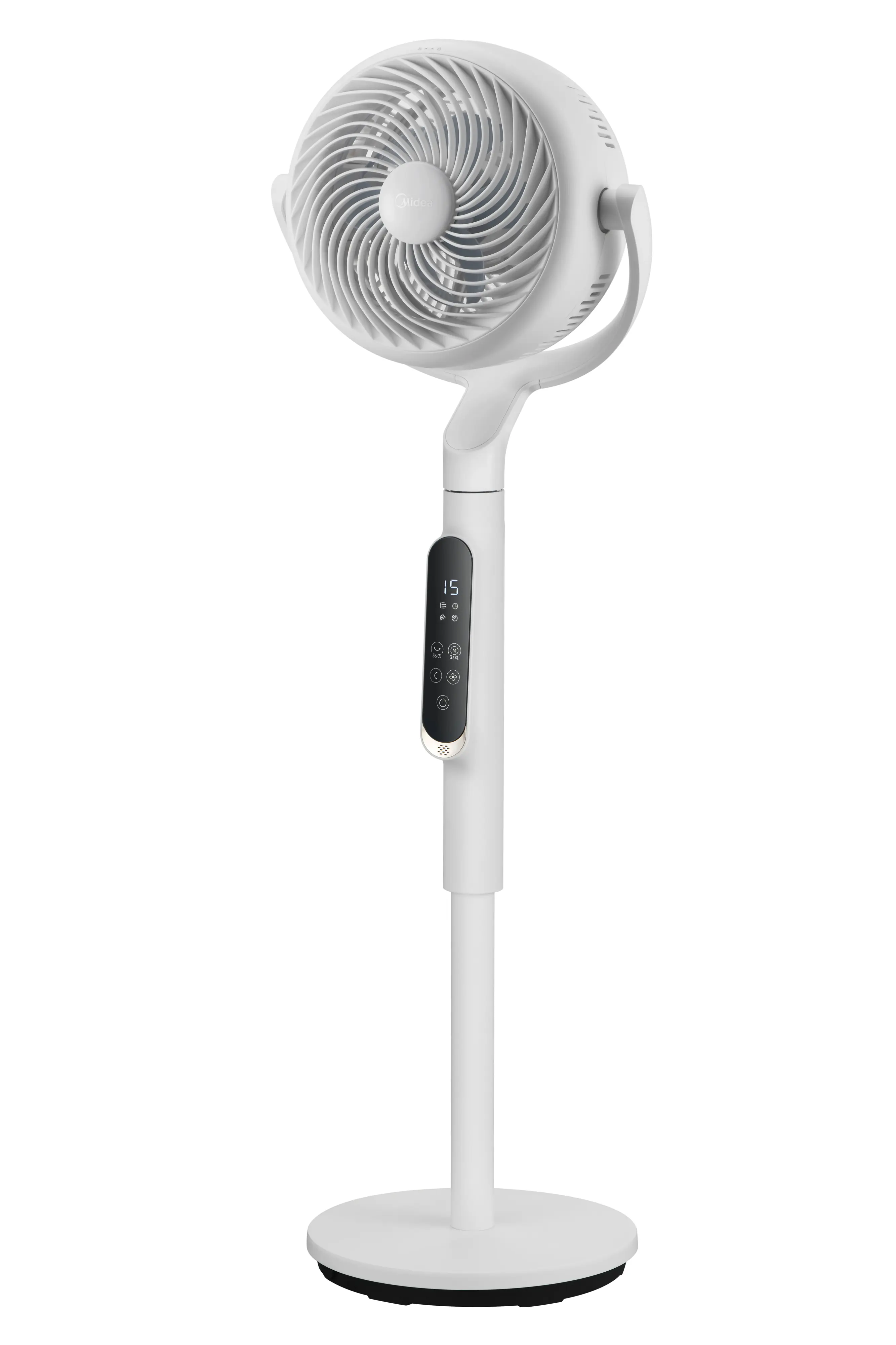 Midea Standventilator MFS242RDDW 4 Stufen Ø 40 cm verstellbar 76 - 110,6 cm weiß