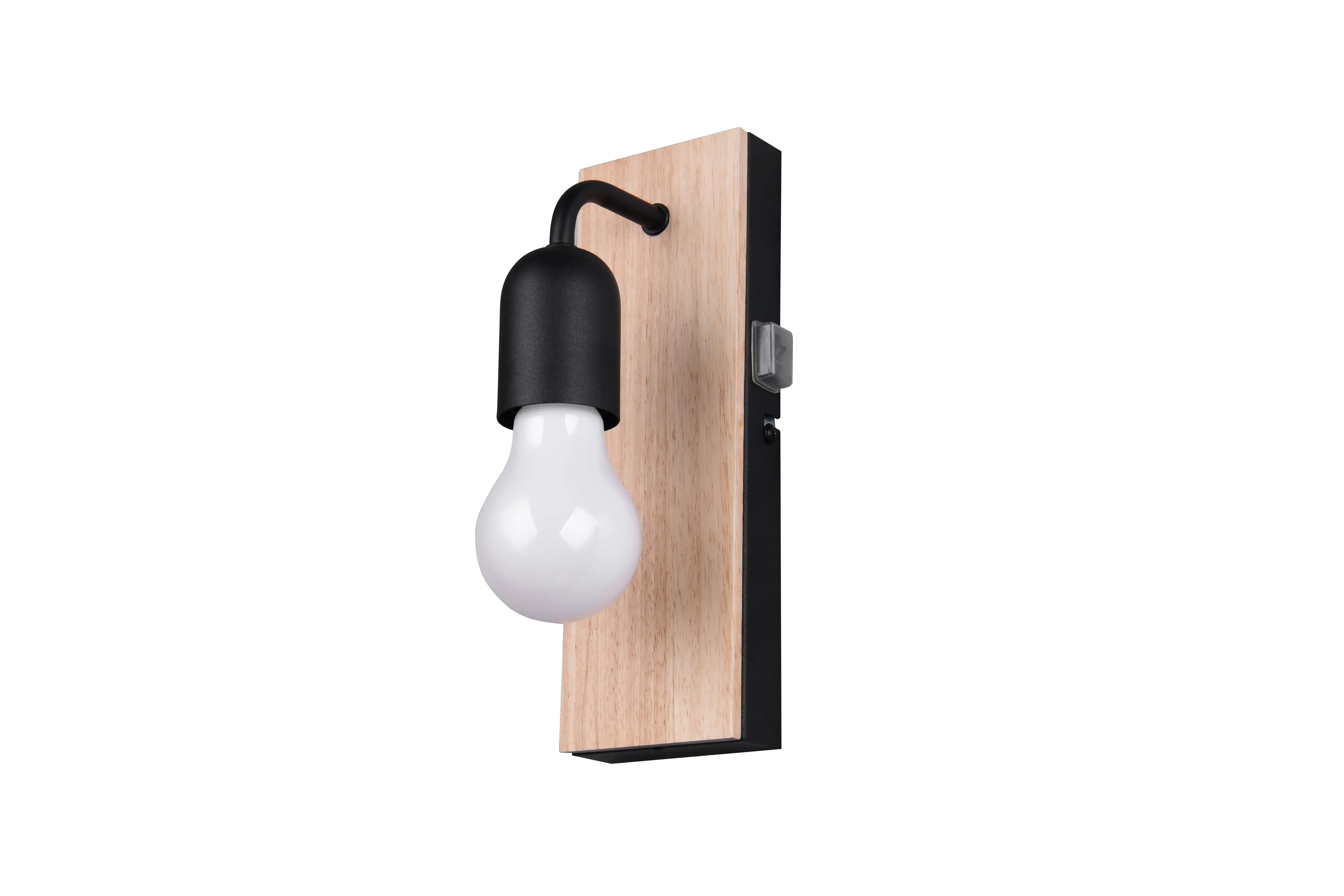 Trio Wandleuchte Artturo holzfarbig E27
