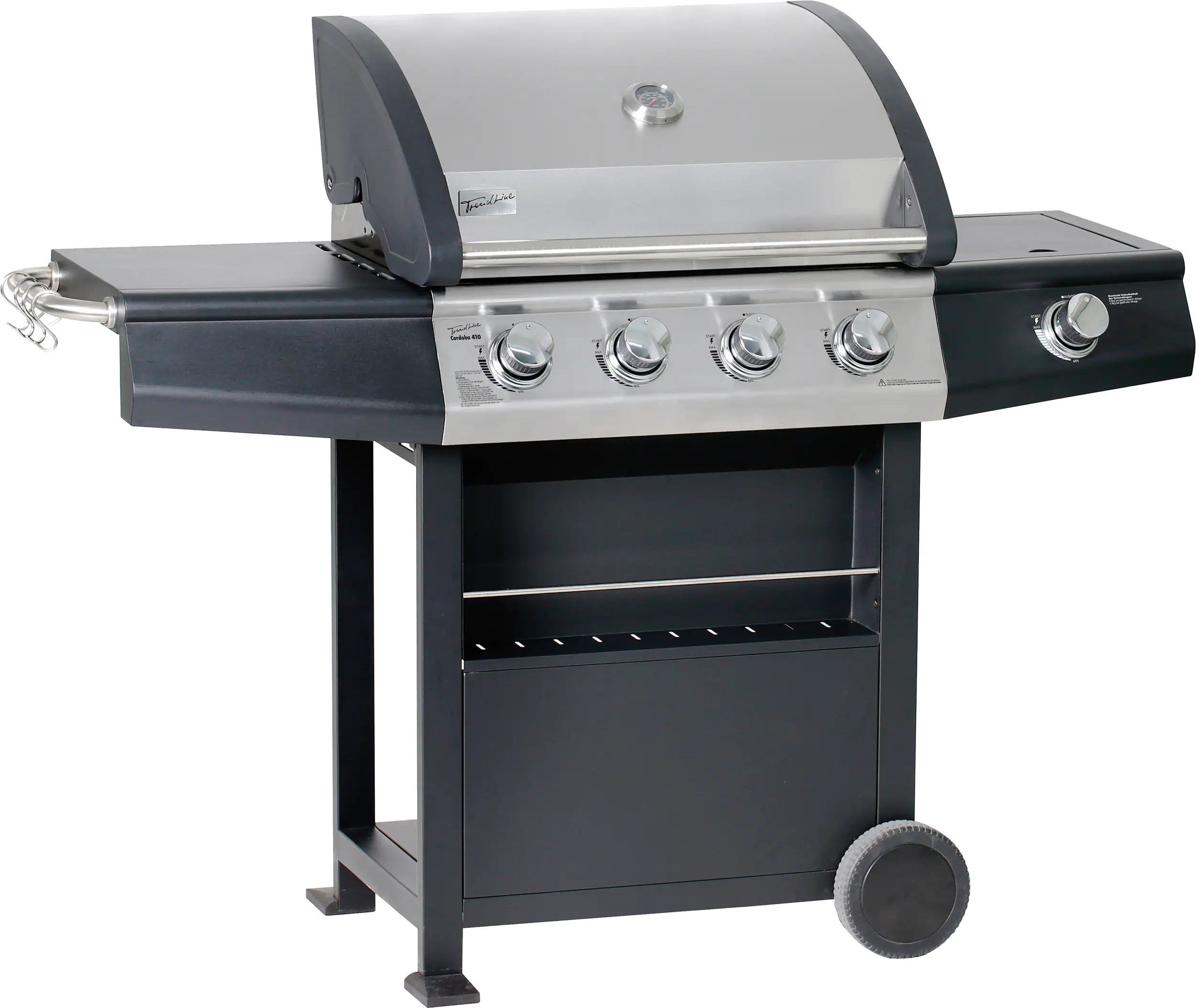 2076914033401 TrendLine Gasgrill Cordoba 410 Grillfläche: 63,5 x 40 cm