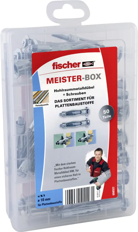 4048962239911 Fischer Dübel-Set Duopower 5.0 x 25 mm - 50 Stück
