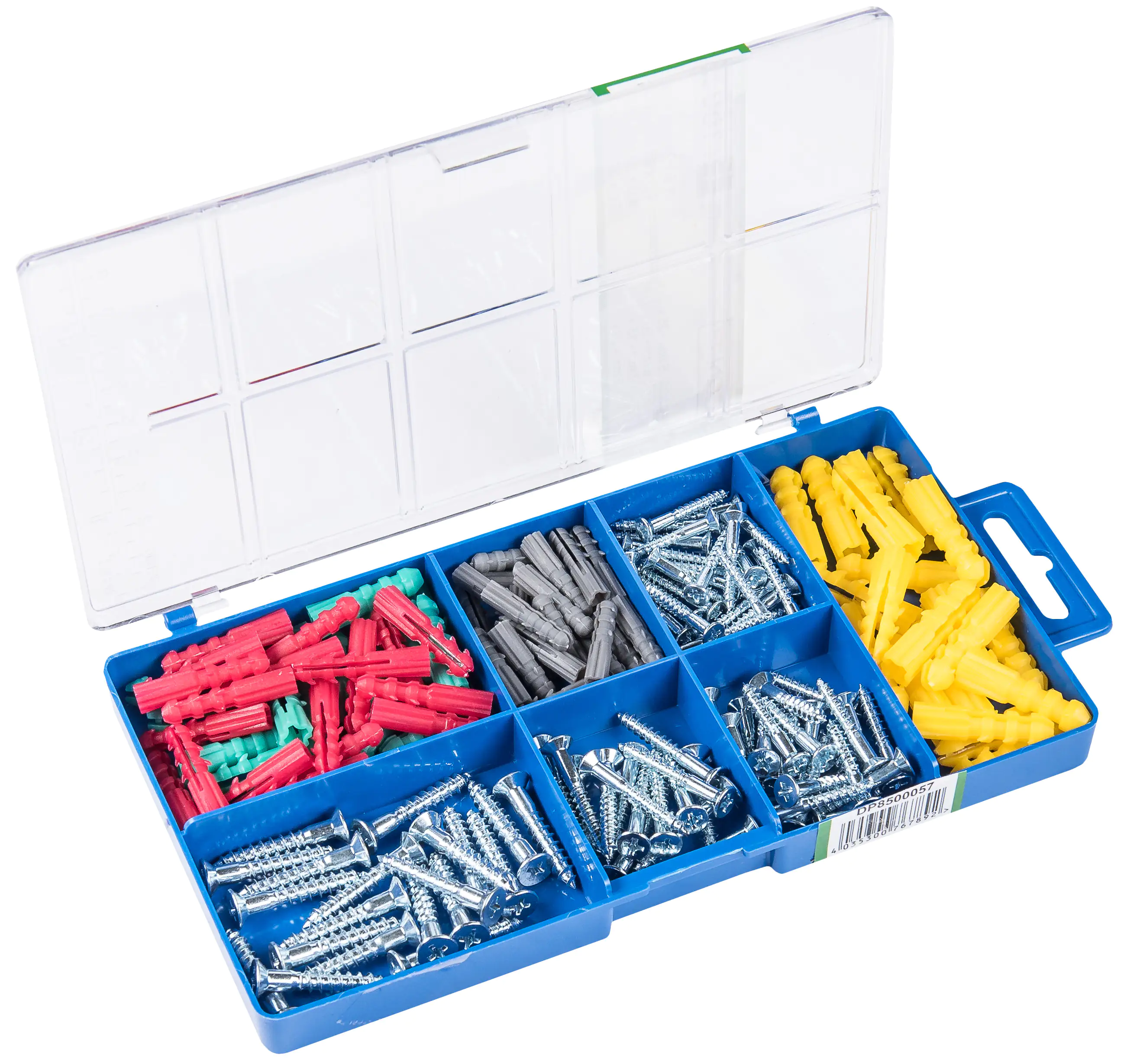 4035300767892 Connex Sortimentskasten Holzschrauben + Dübel