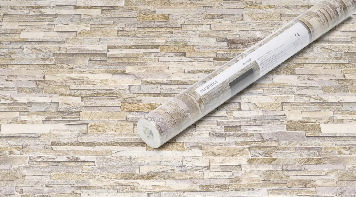 d-c-fix Klebefliesen Keramik Stone wall sand 67,5 x 100 cm