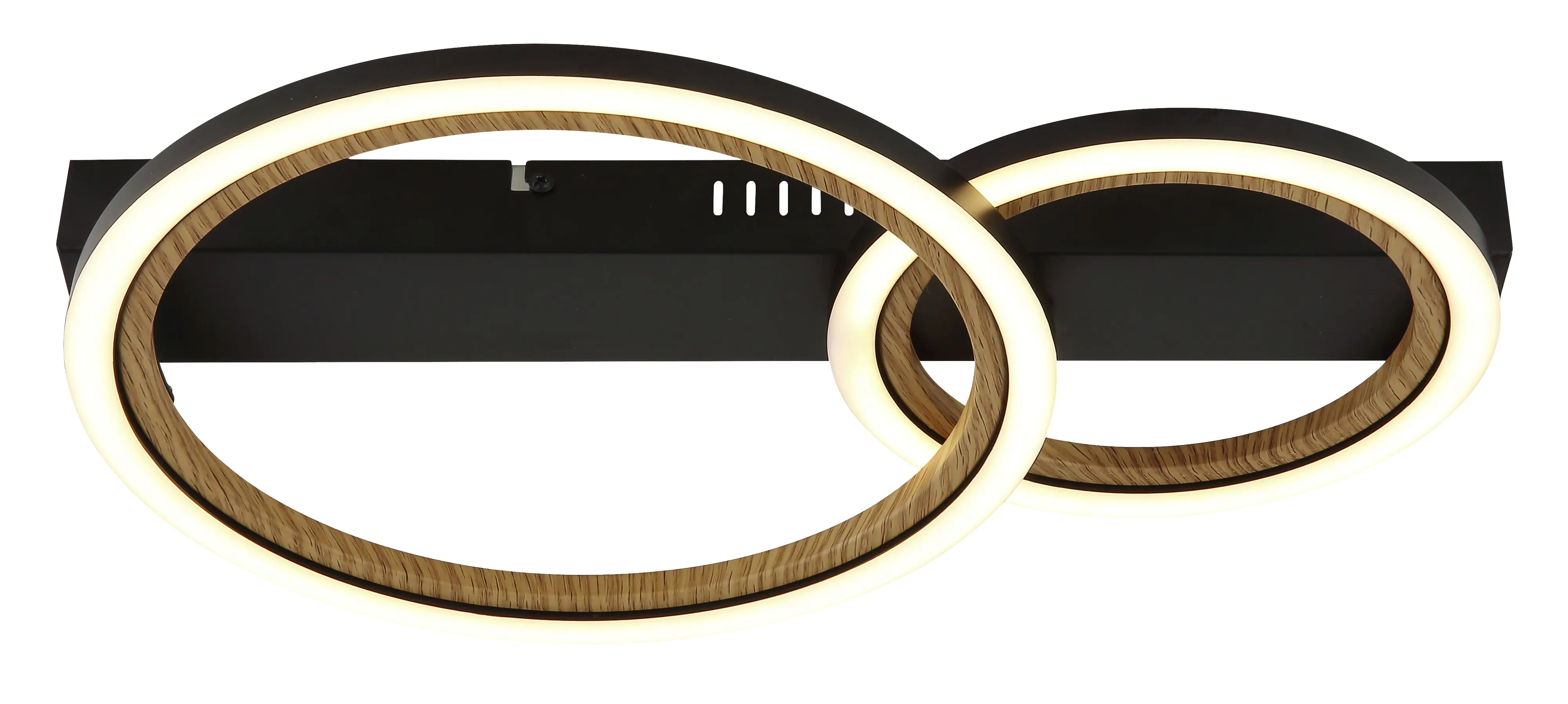 Globo Deckenleuchte Dakari I 4 x 30 cm L x B schwarz warmweiß