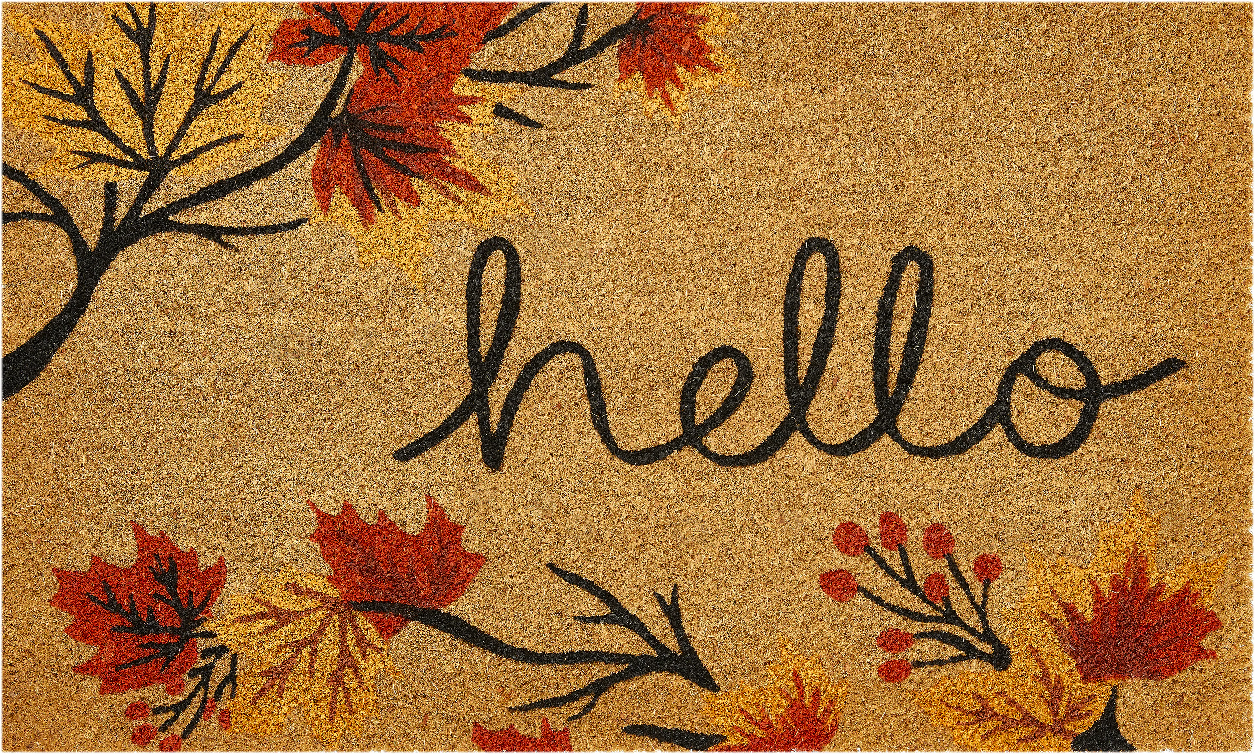 Andiamo Fußmatte Daisy Herbstmotiv 45 x 75 cm natur