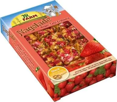 JR Nagolade Nager-Tafel Erdbeere