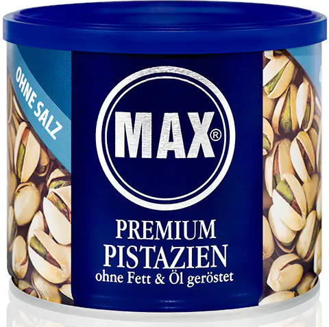MAX Pistazien ohne Fett und Öl geröstet 225 g
