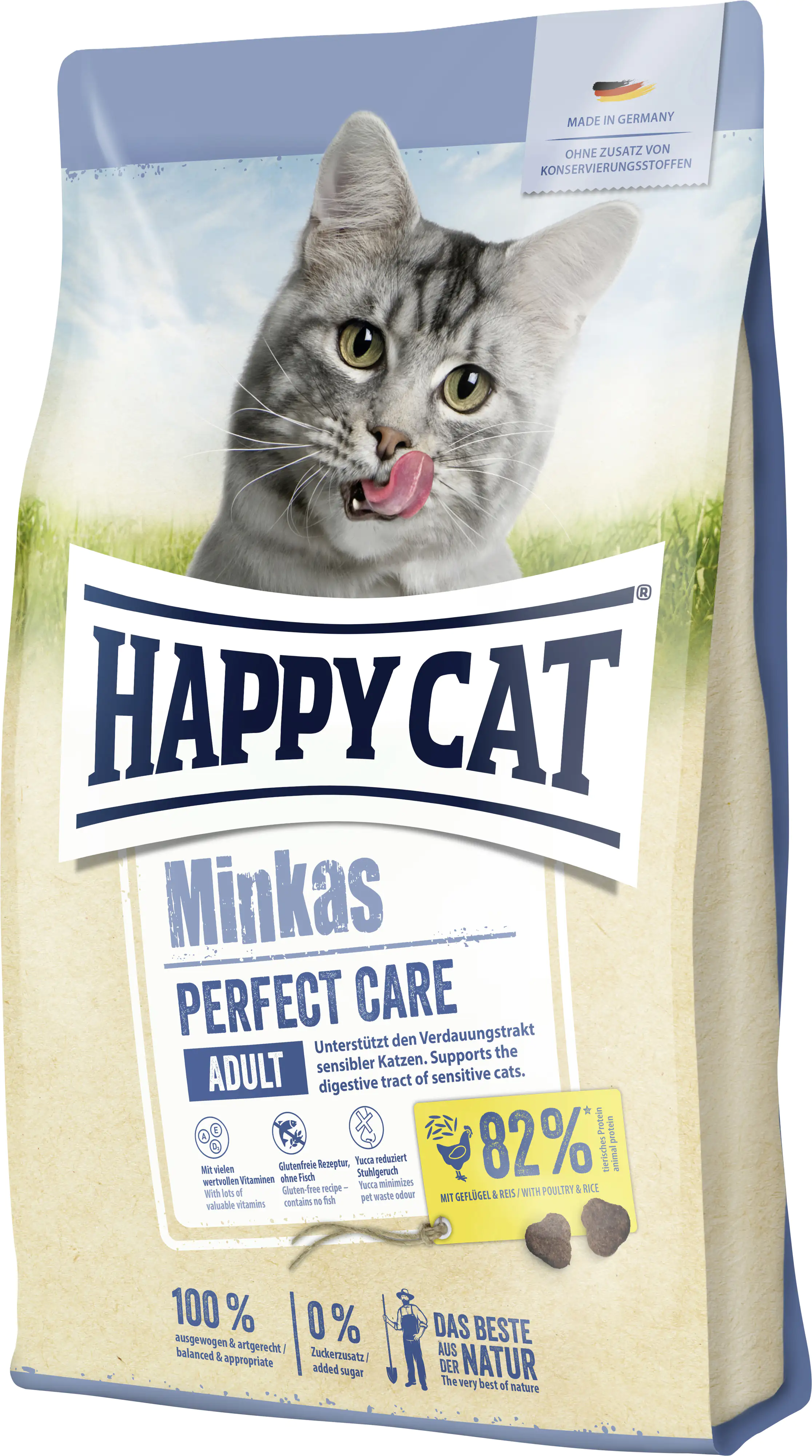 HappyCat Katzenfutter Minkas Perfect Care Geflügel 500 g HappyCat Katzenfutter Minkas Perfect Care Geflügel 500 g