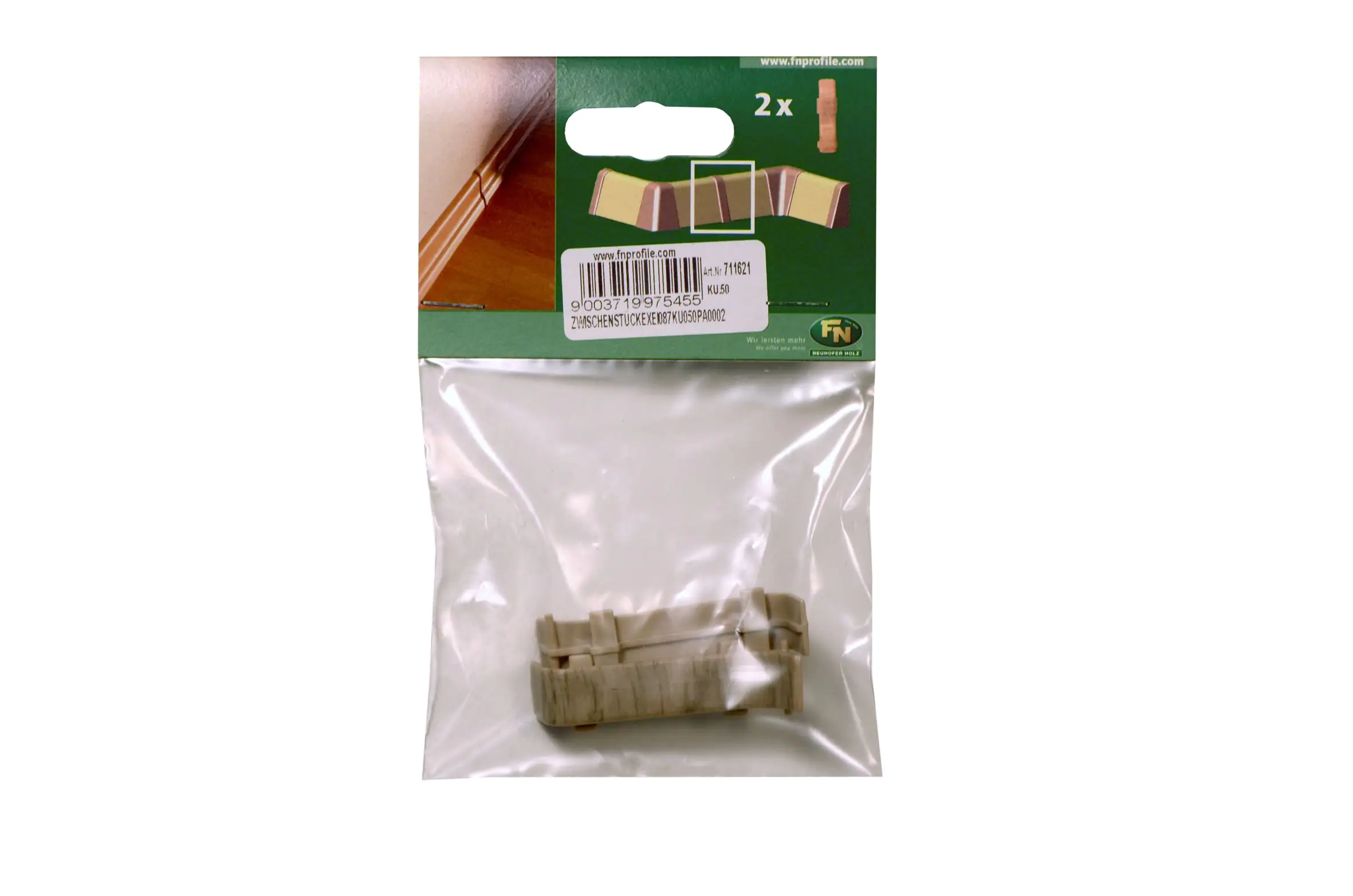 Zwischenstück Kunststoffleiste KU.050 kalkEiche