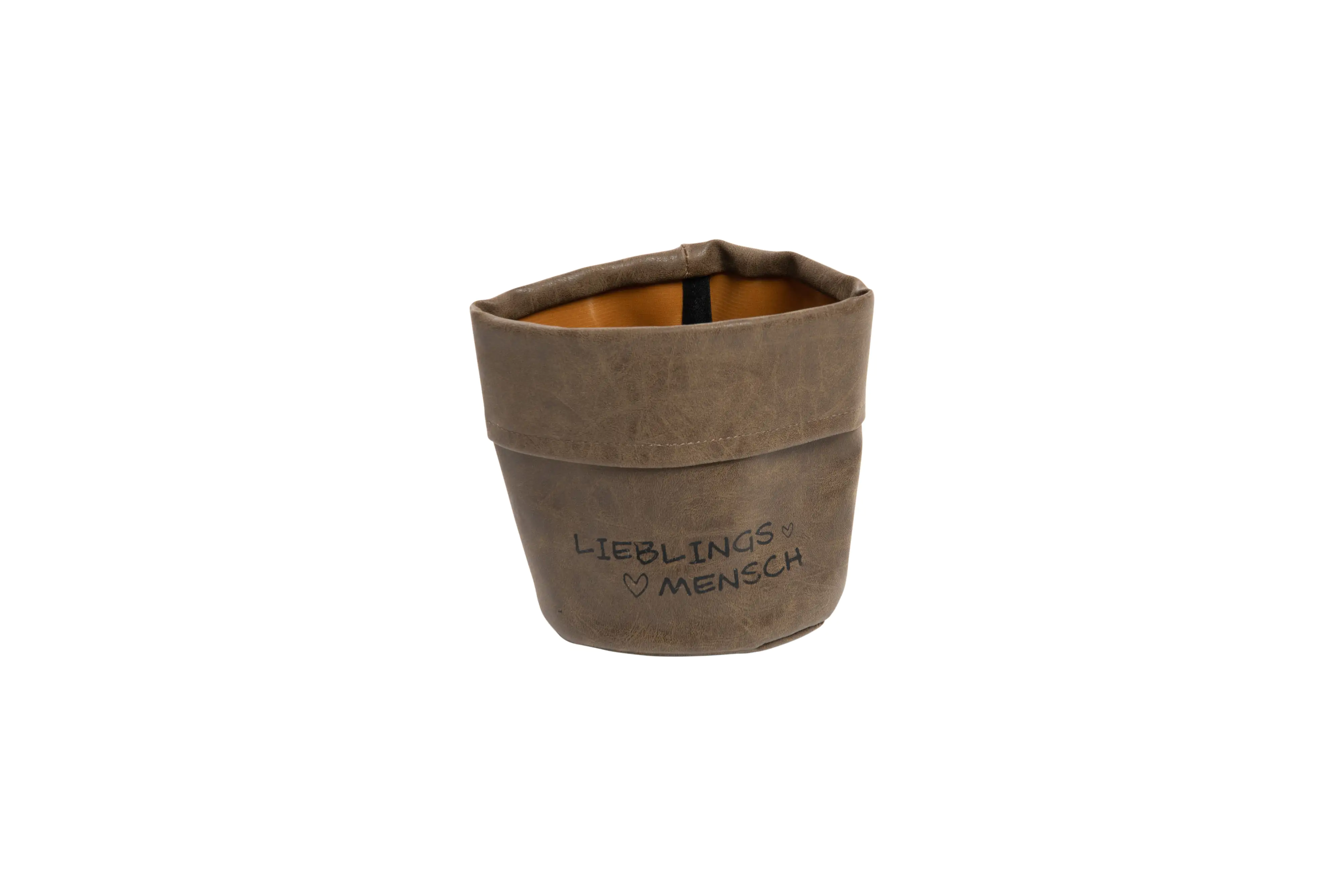 Freese Pflanztasche Lieblingsmensch Ø 12 x 13 cm braun Freese Pflanztasche Lieblingsmensch Ø 12 x 13 cm braun