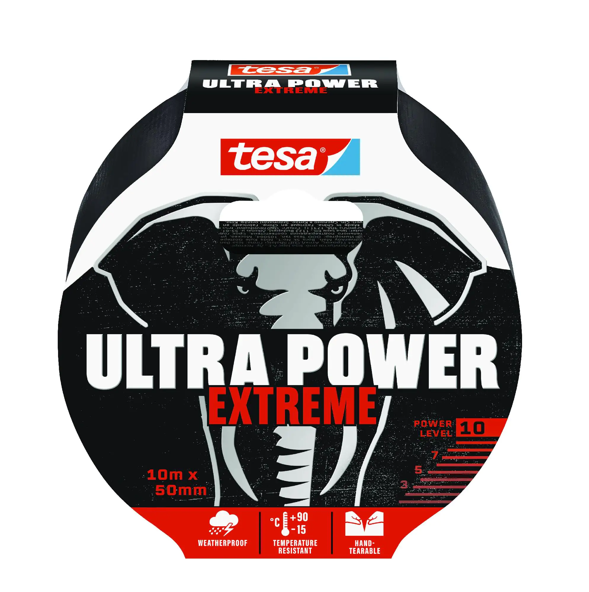 tesa Ultra Power Extreme 10 m x 50 mm, schwarz