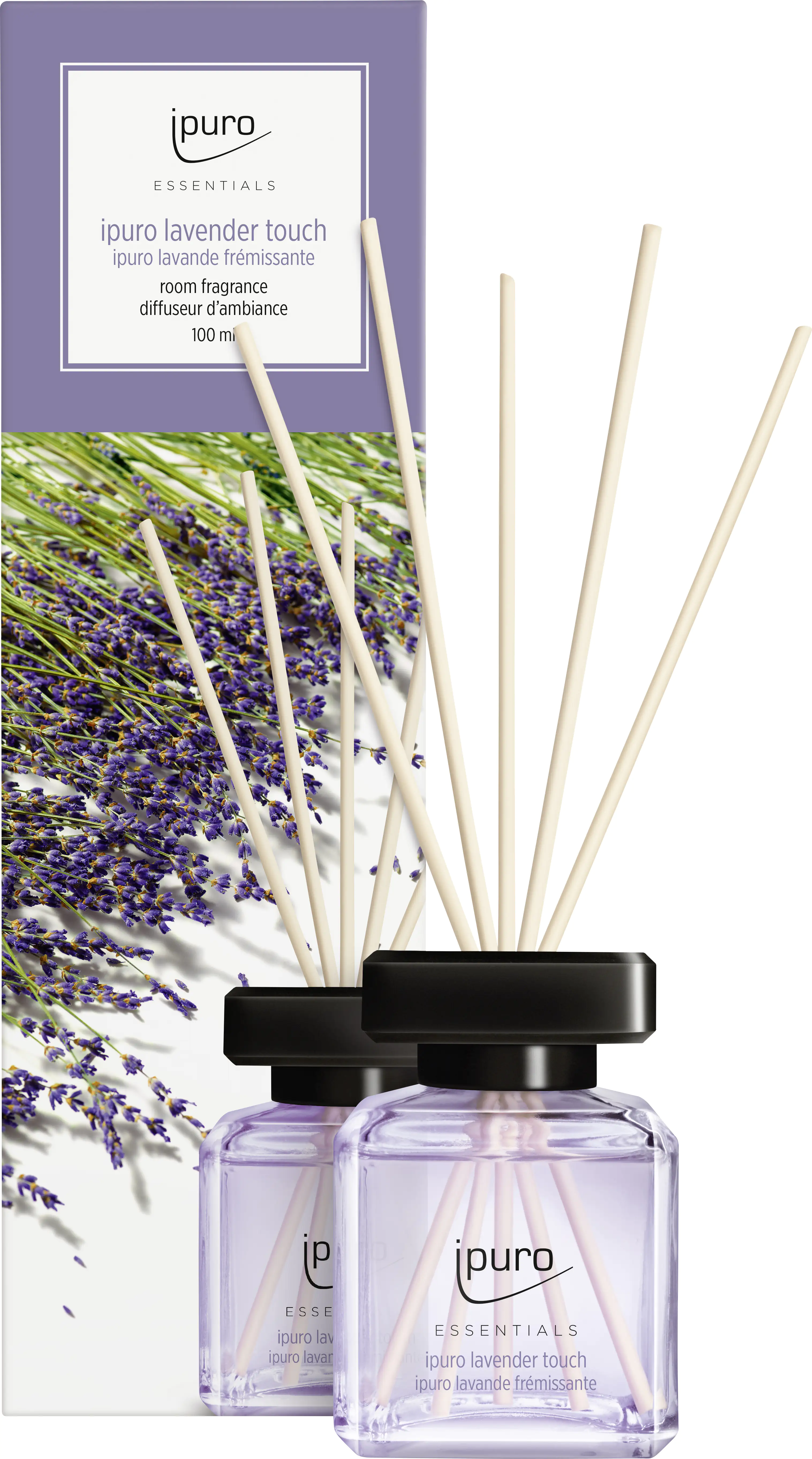 4051281981966 ipuro ESSENTIALS Raumduft Lavender Touch 100 ml