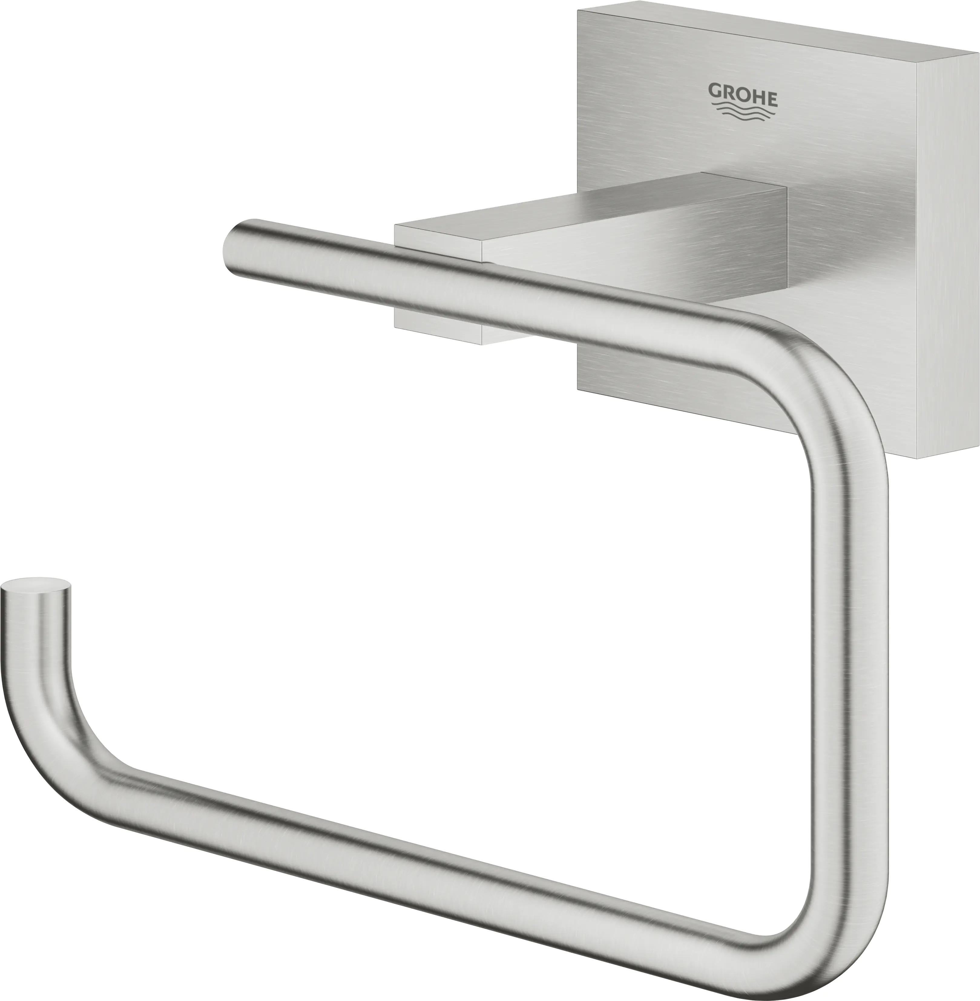 Grohe Start Cube WC-Papierhalter supersteel klebbar