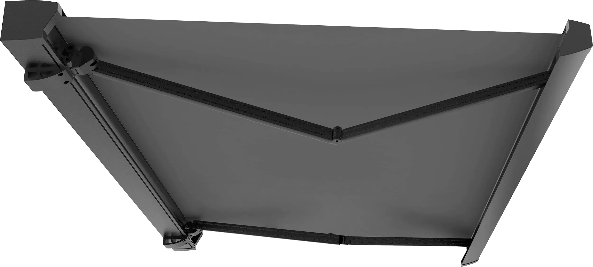 Primaster Kassetten-Markise elektrisch Farbe anthrazit, Breite 400 cm, Ausfall: 350 cm