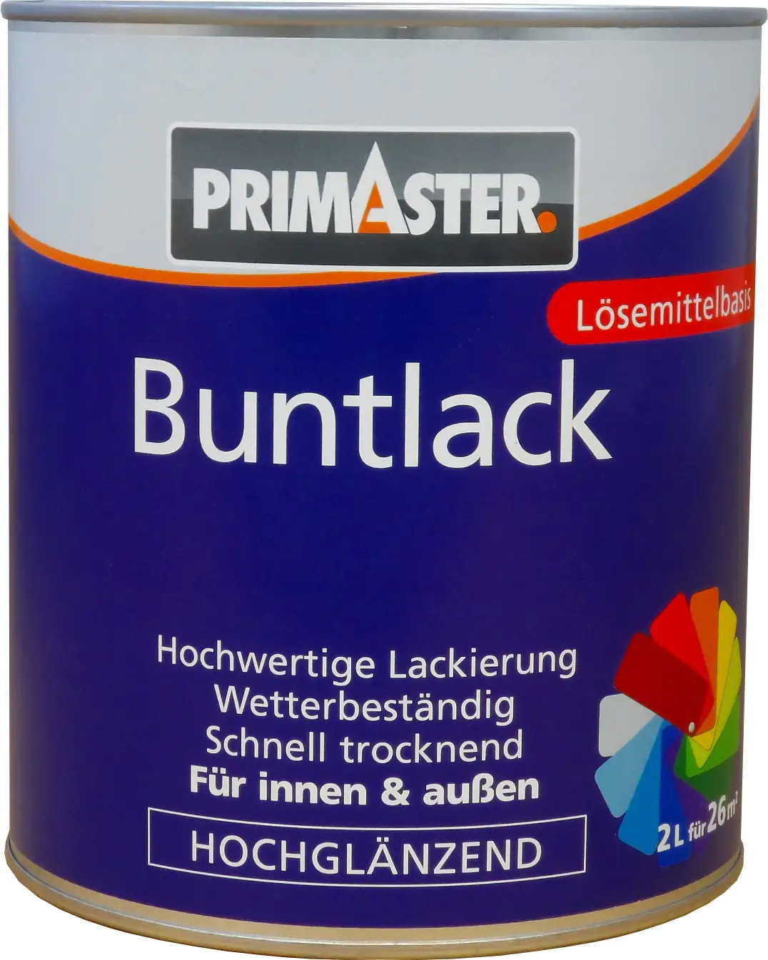 Primaster Buntlack RAL 9005 2 L tiefschwarz hochglänzend