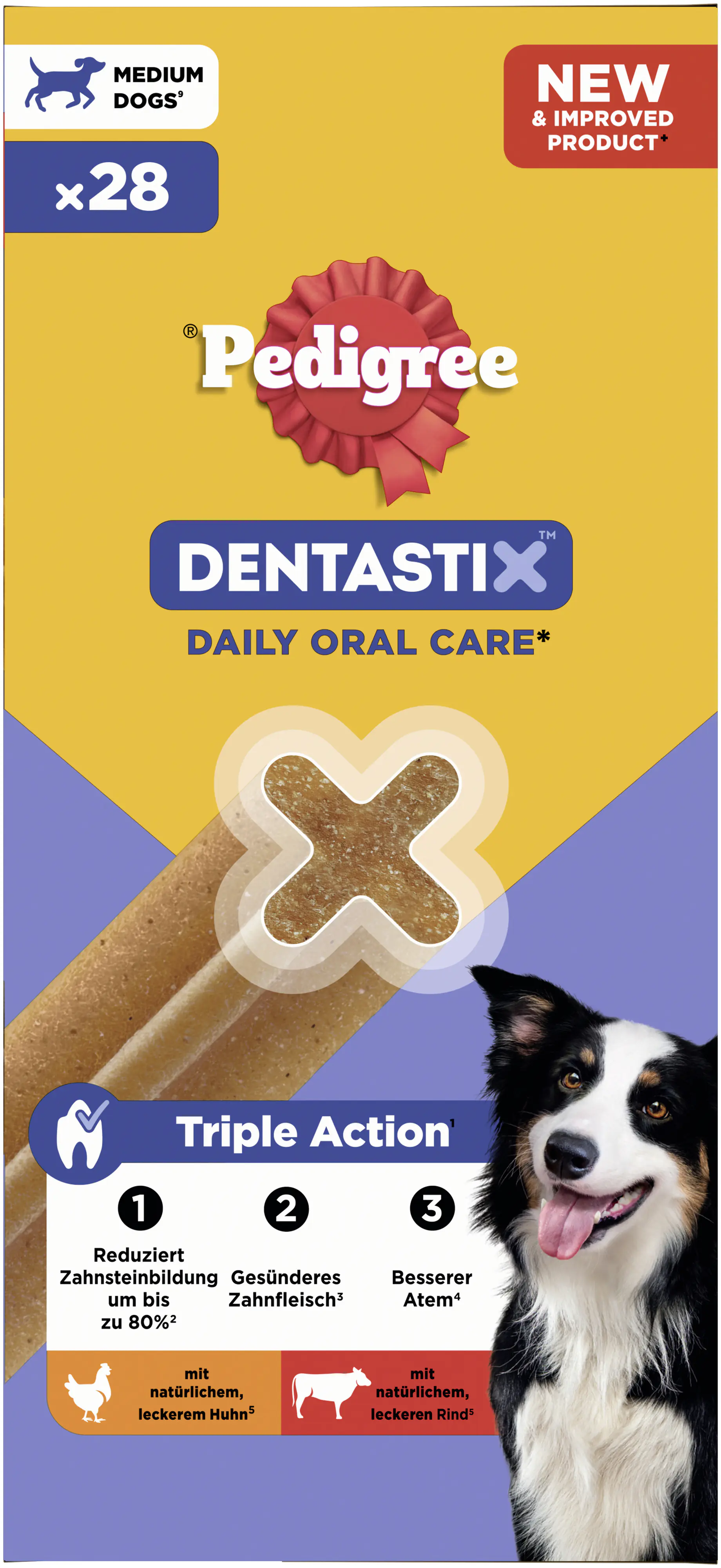 Pedigree Denta Stix Daily Oral Care MP für mittelgroße Hunde 720 g