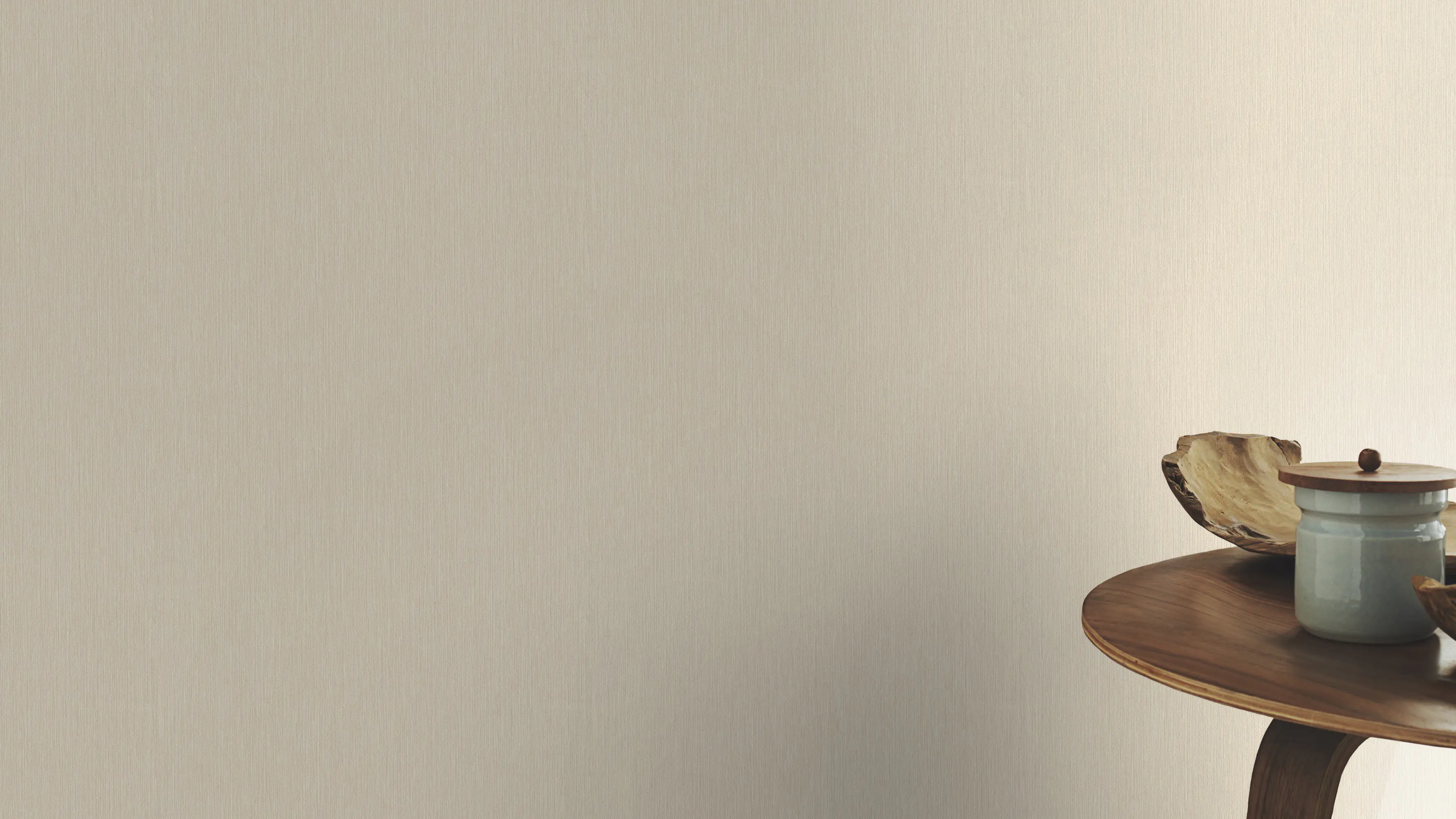 Rasch Vliestapete Uni beige 10,05 x 0,53 m