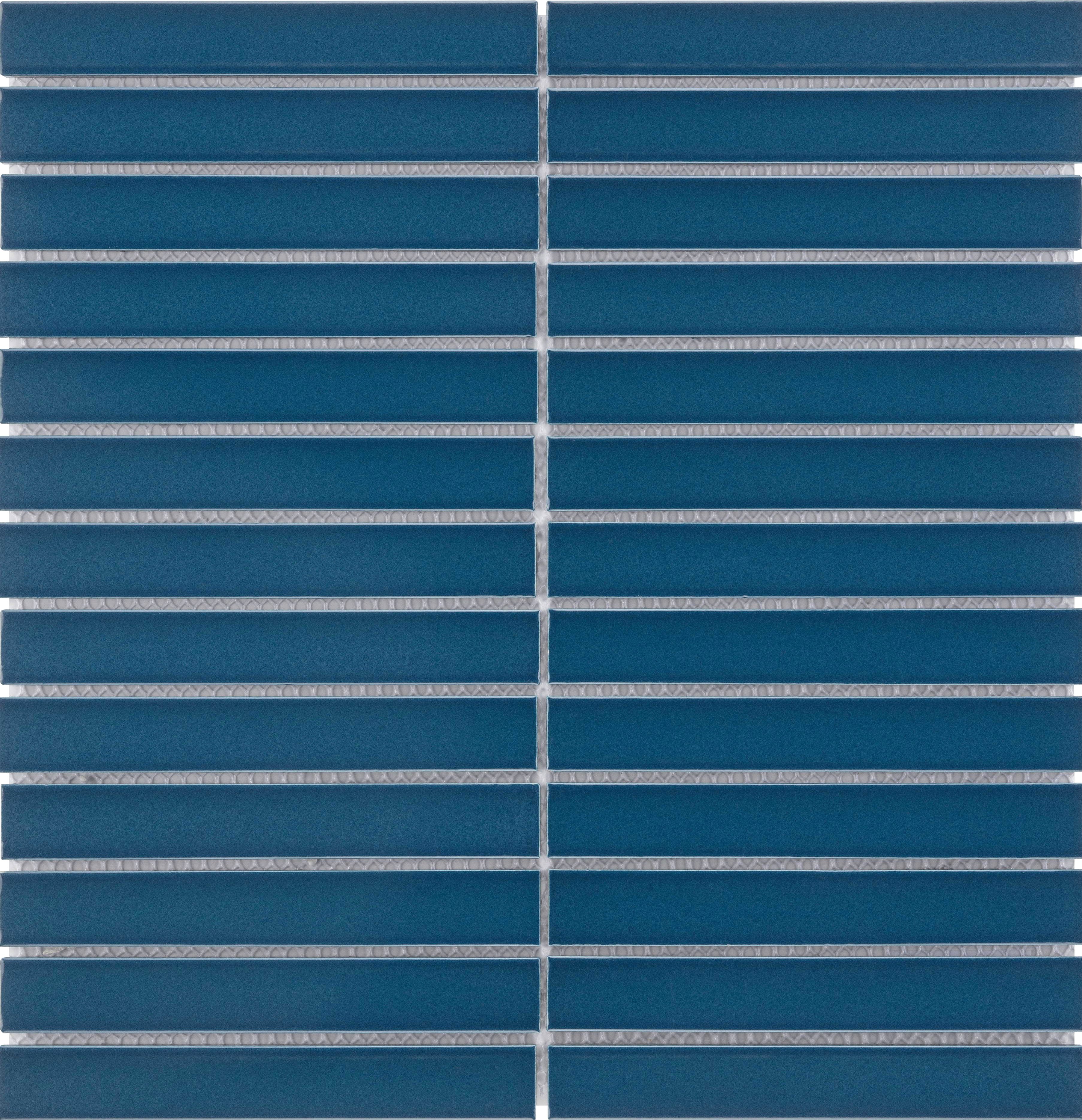 KNG Mosaikfliese Sticks 29,6 x 29,9 cm blau