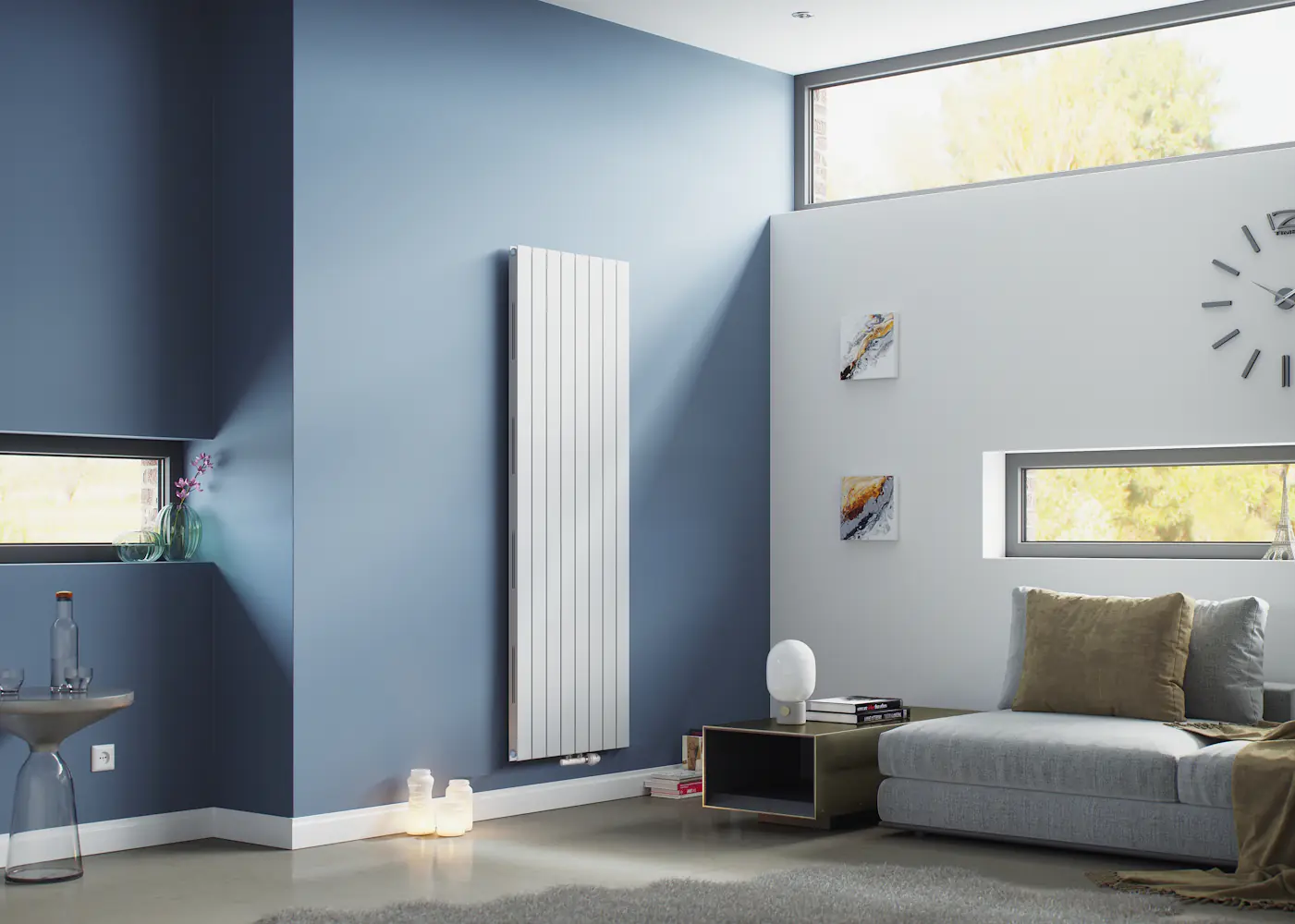 Ximax Heizkörper P1 Duplex Slimline Deluxe 180 x 29,5 cm 809 Watt weiß 