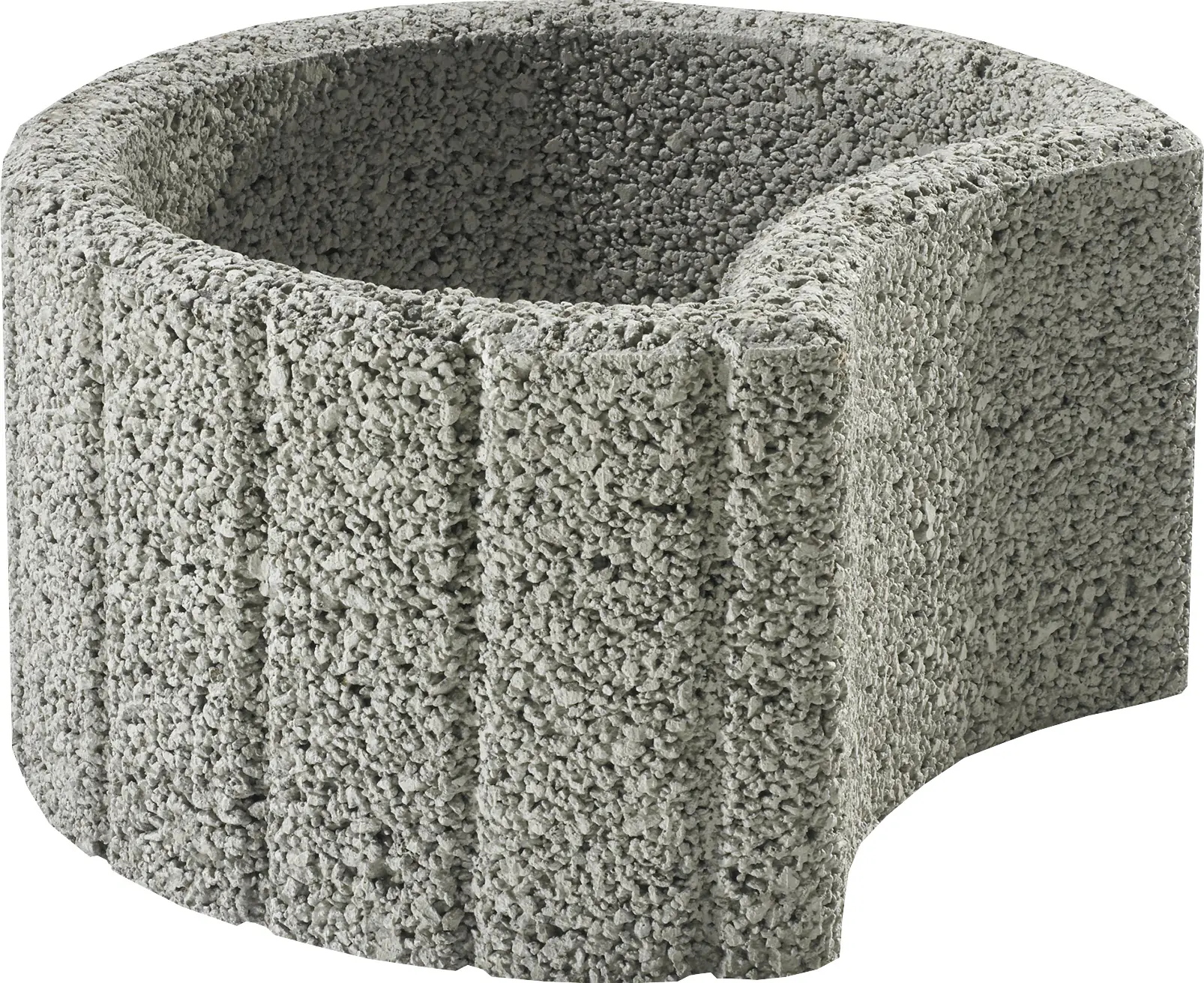 Kann Pflanzstein Groß 48 x 38 x 25 cm grau