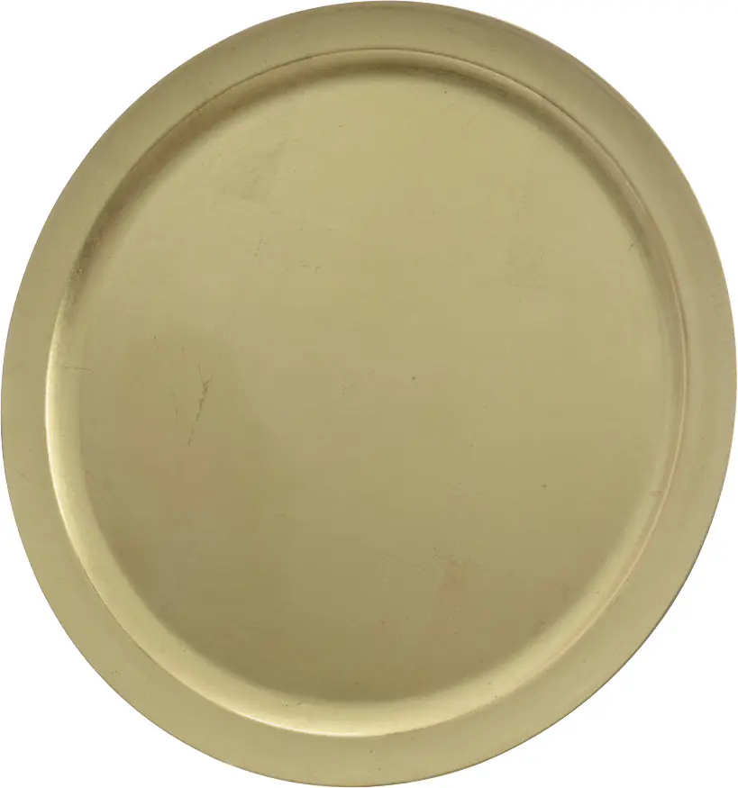 Kaemingk Kunststoffteller gold Ø 40 cm