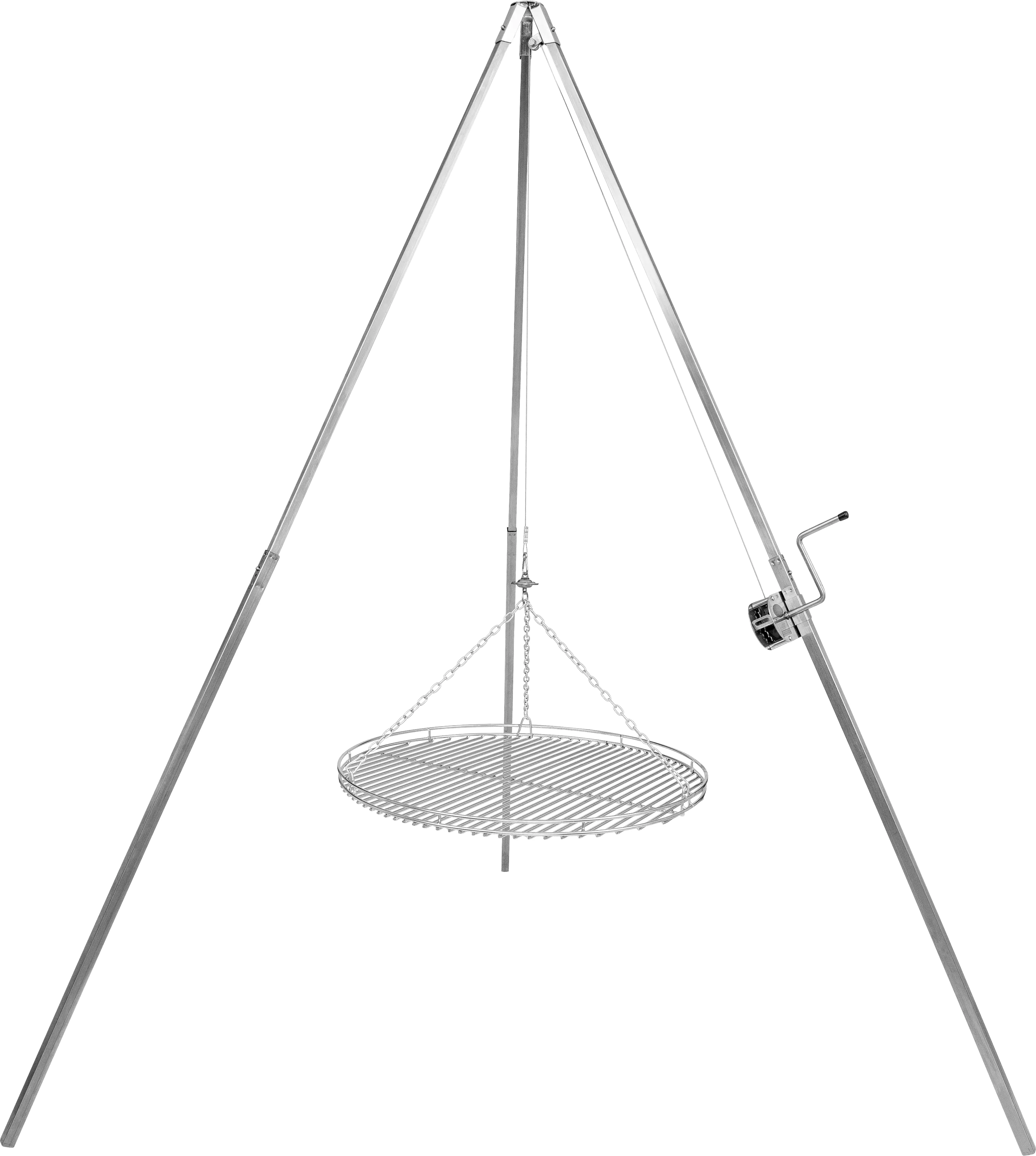 Schneider Dreibeingrill 70 / 2 m Dreibein 200 cm mit Grillrost 70 cm