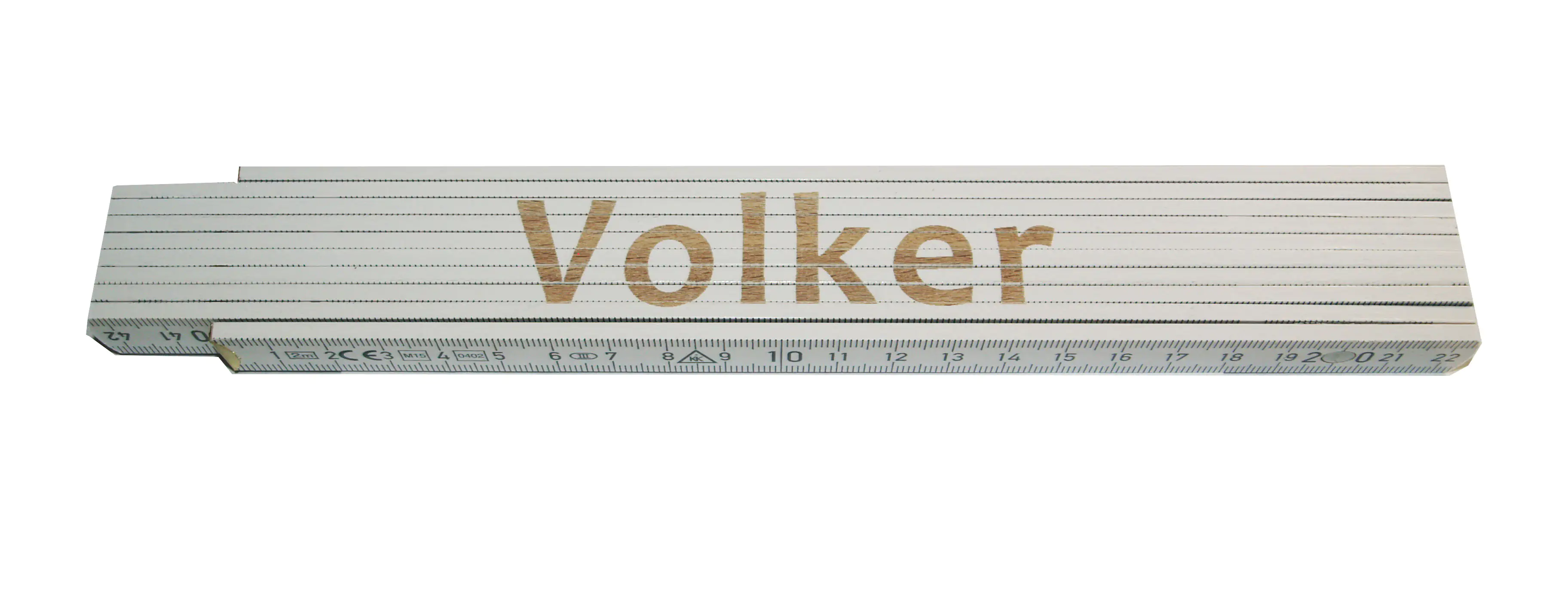 4018945161324 Zollstock Volker 2 m weiß