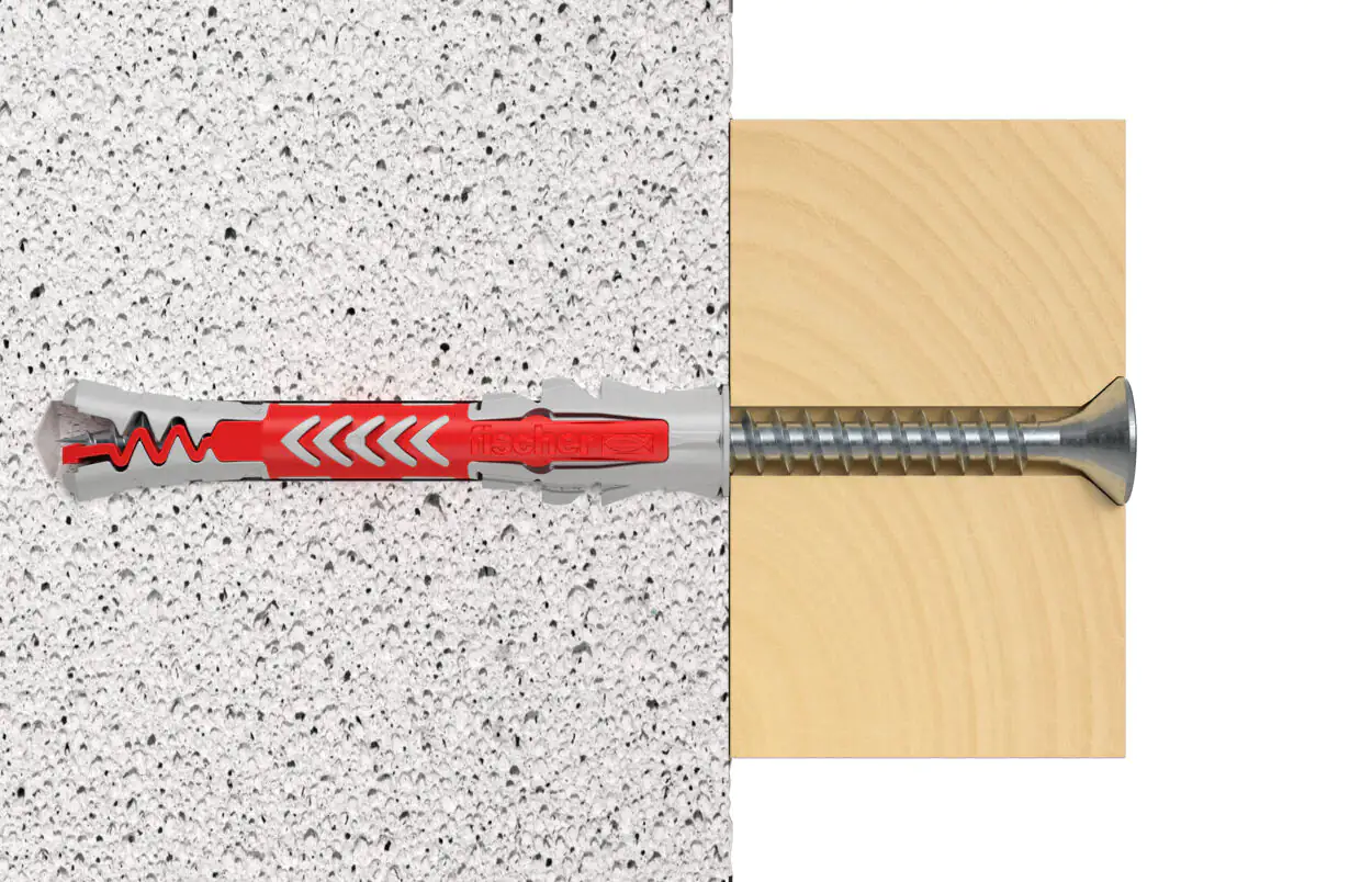 Fischer Dübel Duopower 8.0 x 65 mm mit Schrauben - 2 Stück Fischer Dübel Duopower 8.0 x 65 mm mit Schrauben - 2 Stück