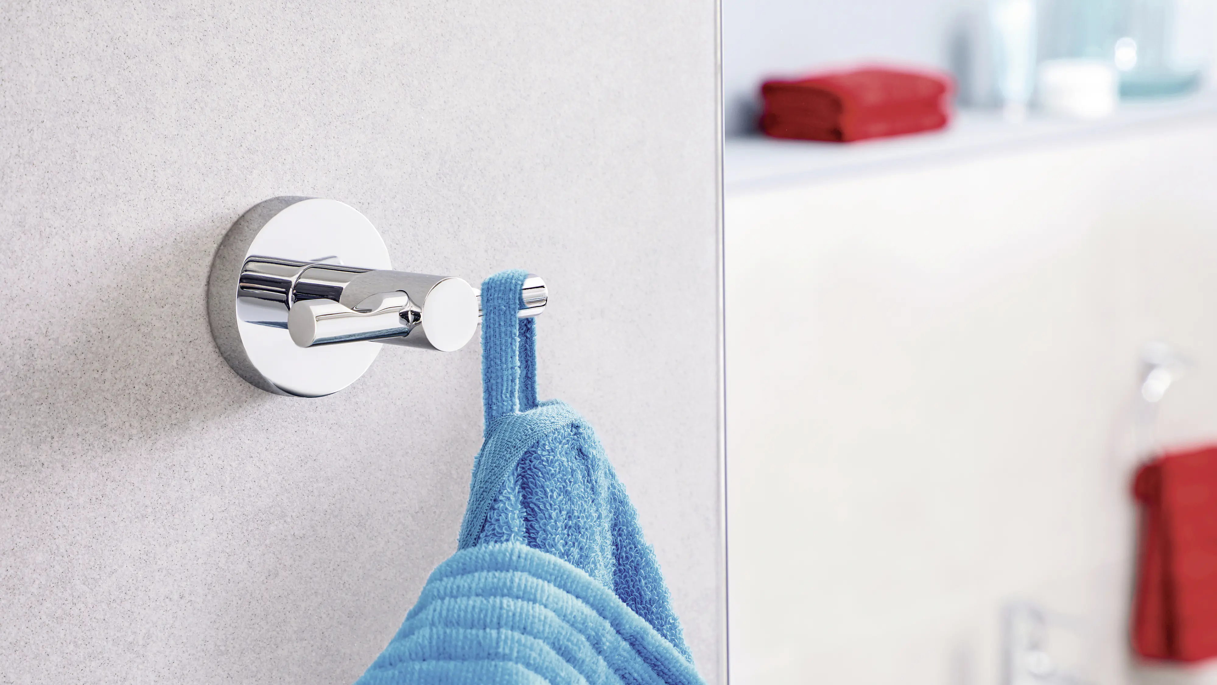 tesa Bademantelhaken Exxcellent Metall, chrom, rostfrei