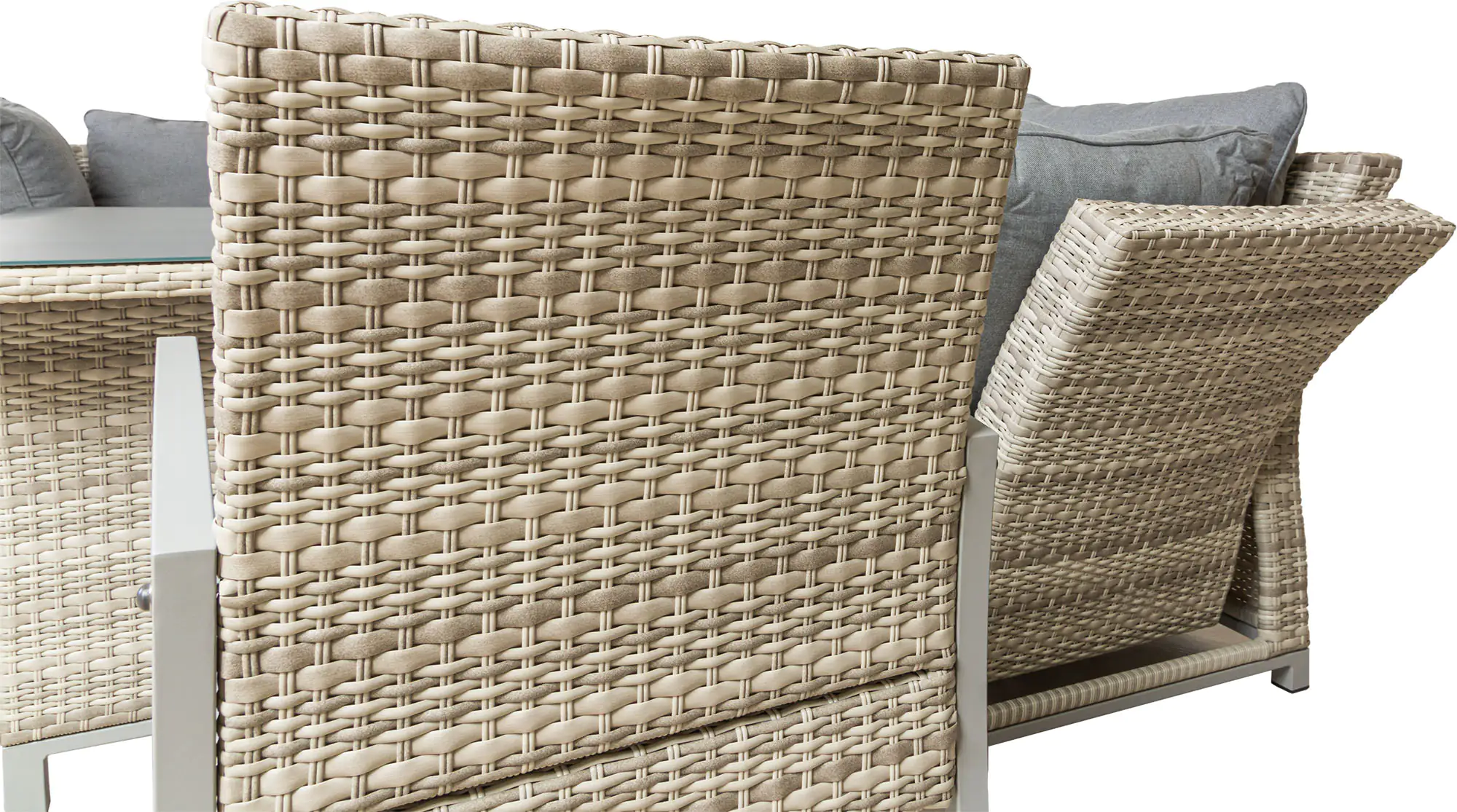 Primaster Dining Lounge Möbelset Tulum inkl. All-Wetter Kissen, 3-in-1