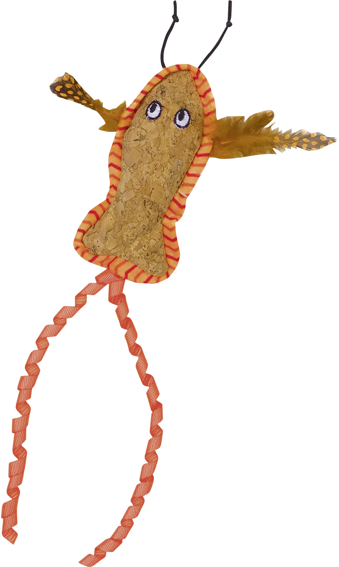 Nobby Kork Hummer mit Catnip 29 cm orange