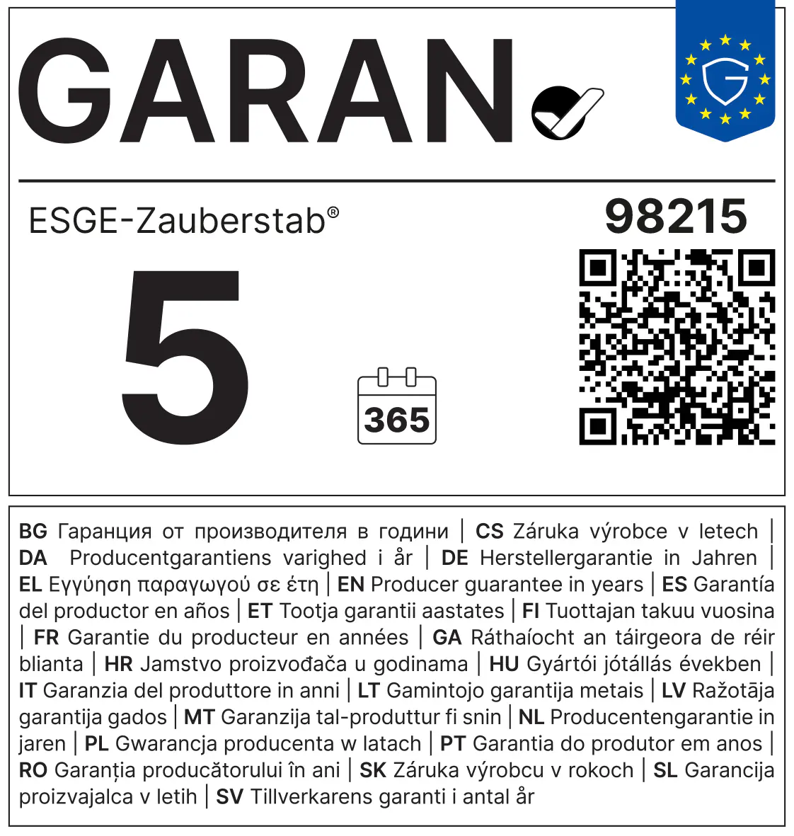 ESGE Stabmixer M 200 BBQ 200 W Rezeptbuch Zauberstab