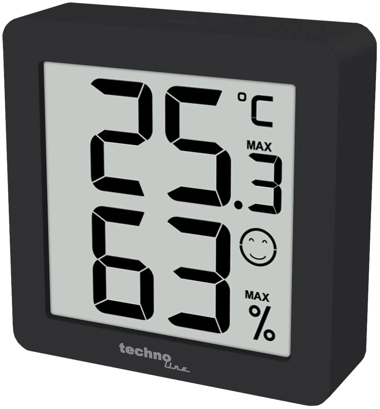 technoline Thermo-Hygrometer WS9425 3er Set schwarz