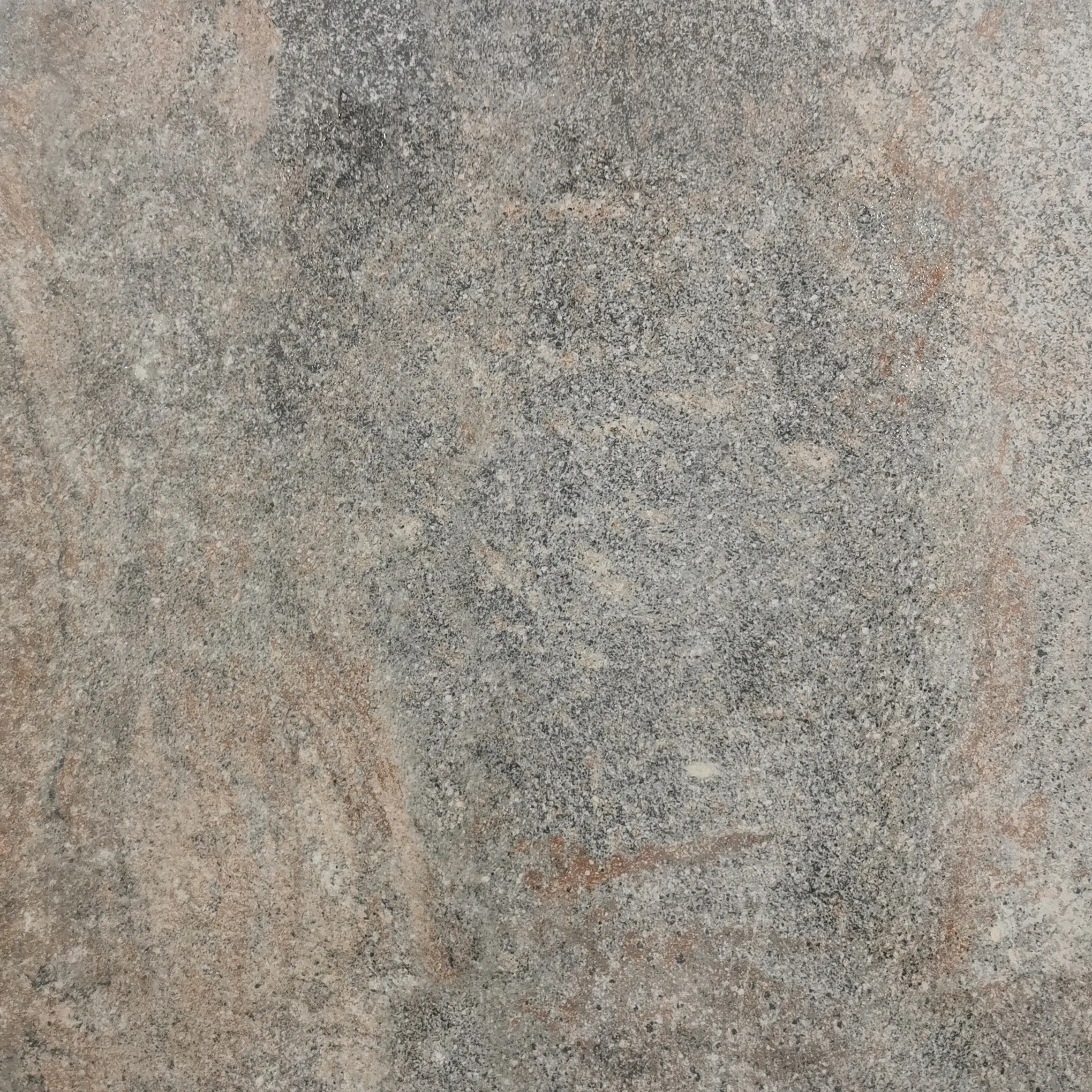 Terrassenplatte Feinsteinzeug Porphyr Trentino 60 x 60 x 2 cm rot-grau