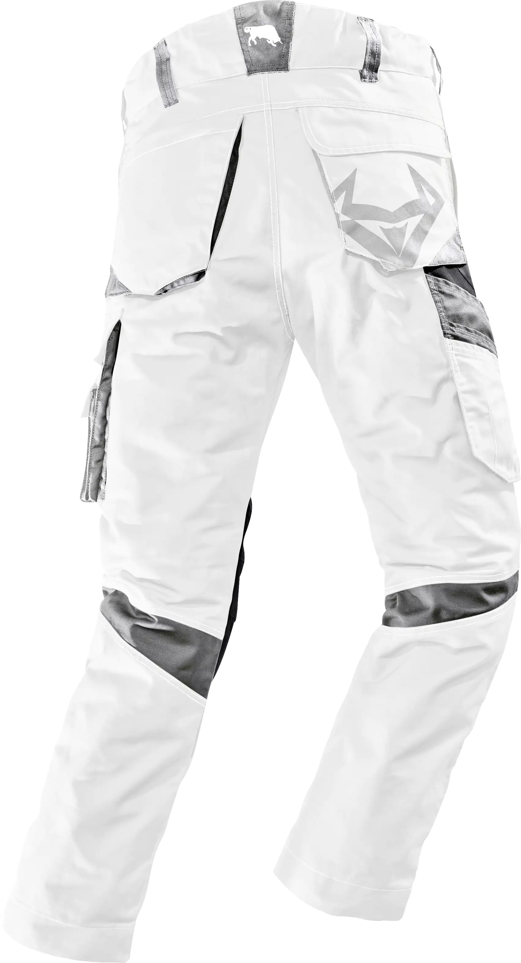 Arbeitshose WORXTAR weiß/grau