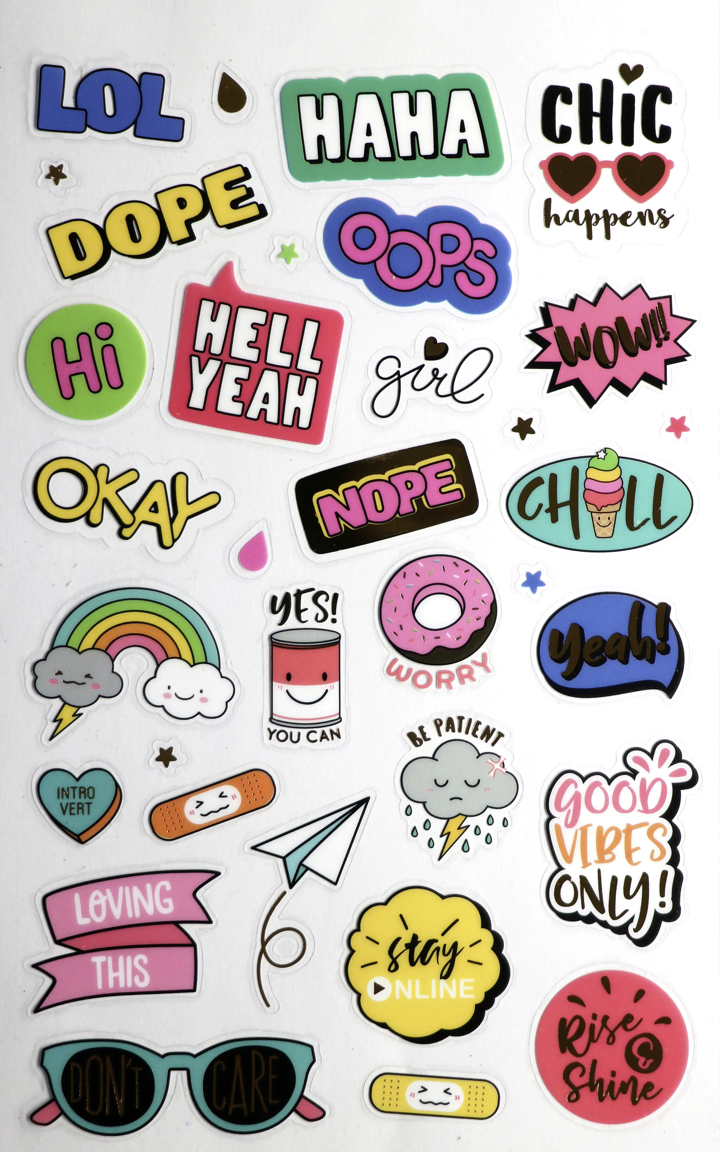 Glorex Sticker-Buch Retro Pop Art