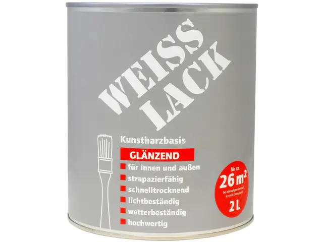 Wilckens Weißlack 2 L weiß glänzend