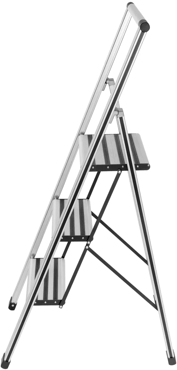 Wenko Aluminium-Design Klapptrittleiter 2,55 m Wenko Aluminium-Design Klapptrittleiter 2,55 m