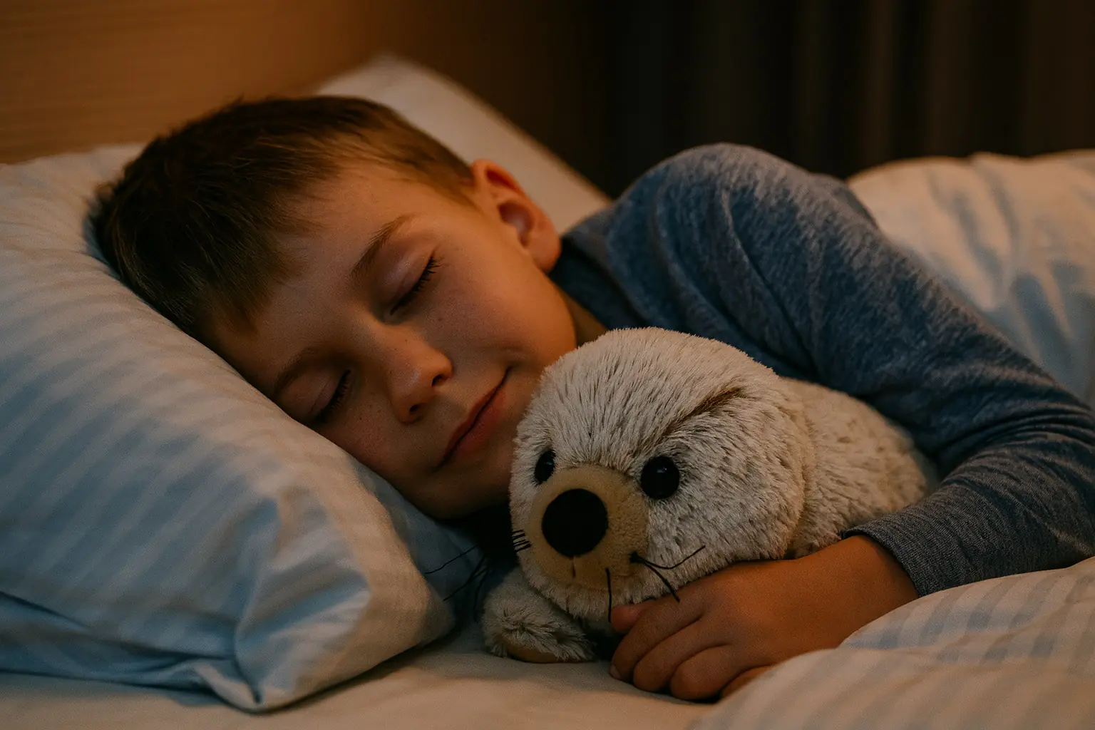 Warmies Wärmekuscheltier Robbe grau 